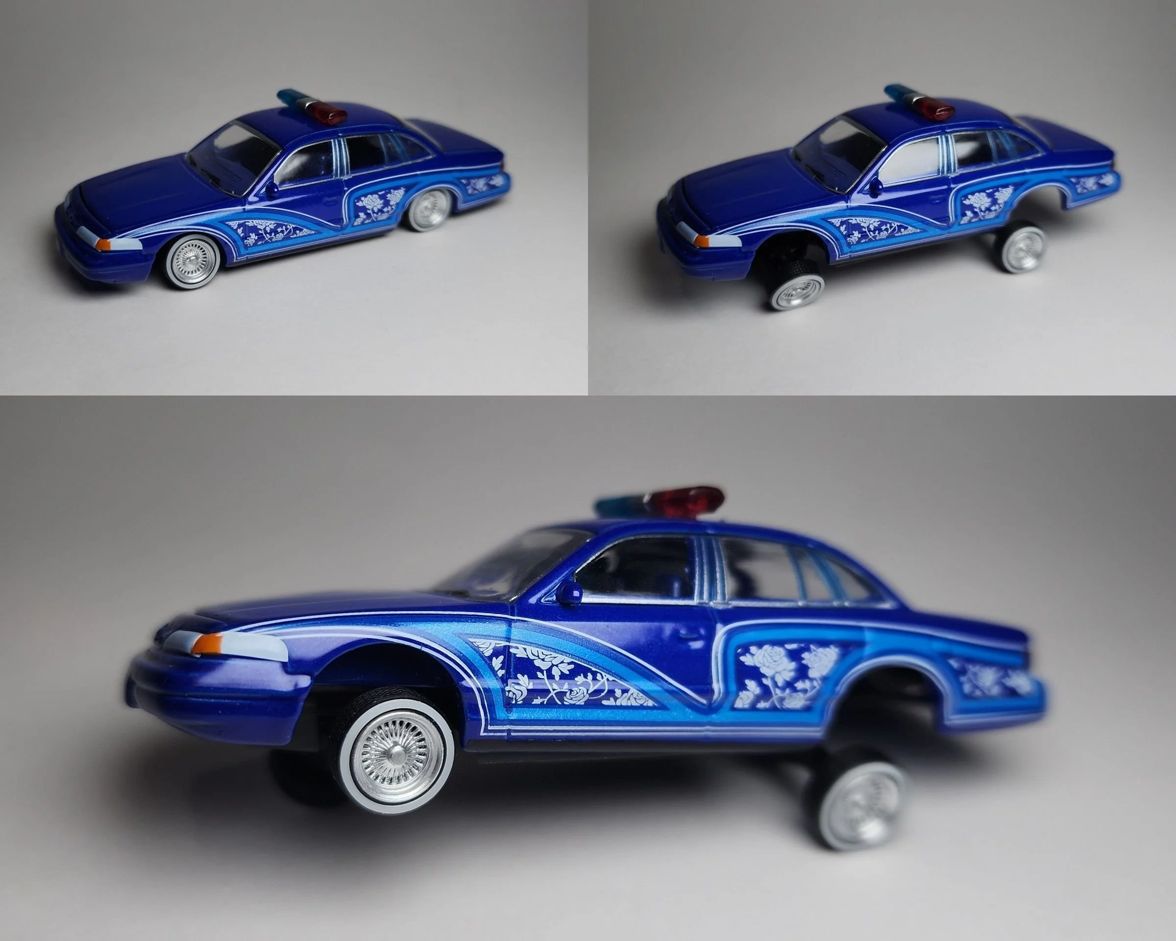 Adjustable Lowrider Base Greenlight 94 Ford Crown Victoria