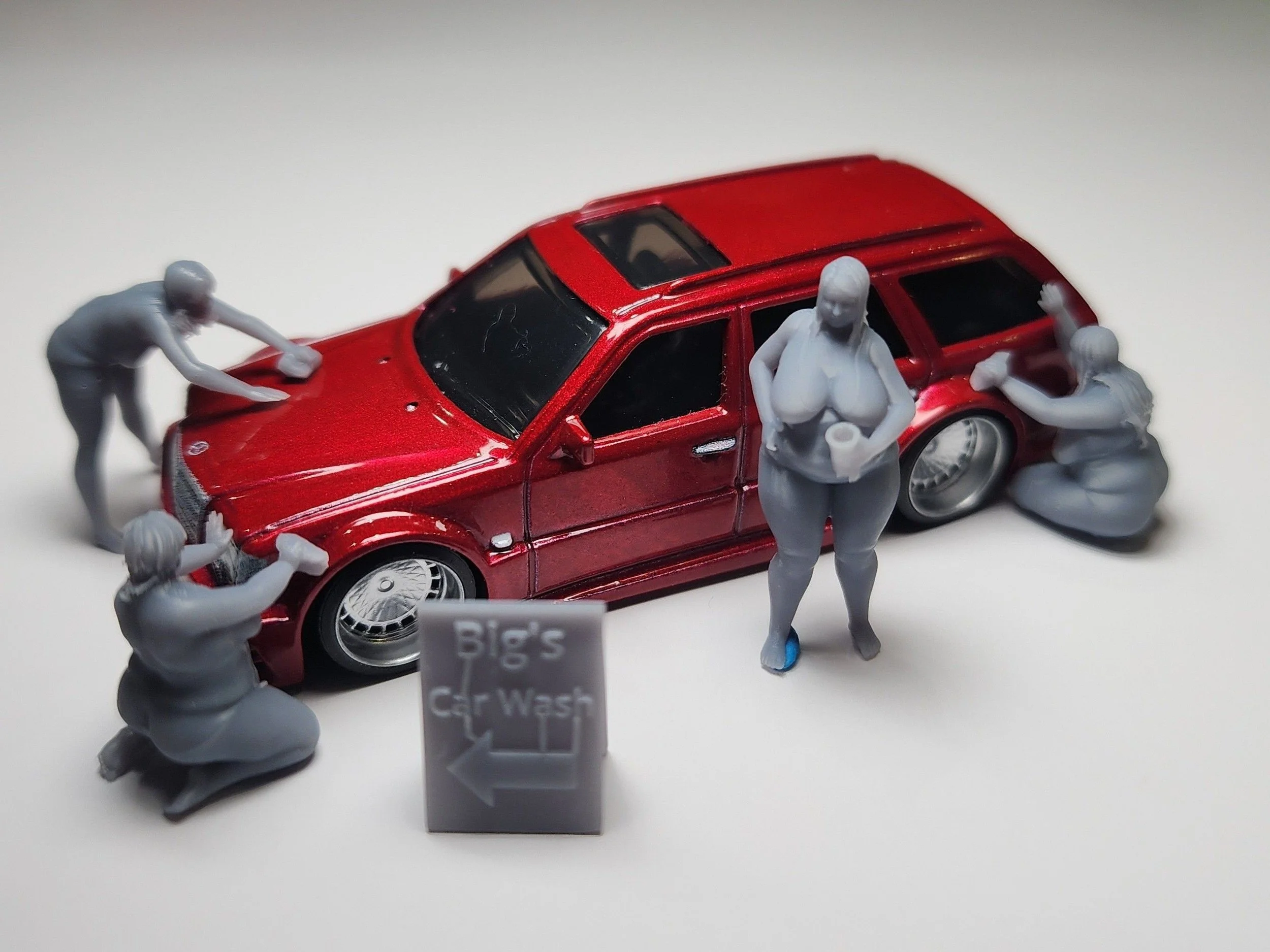 Figures: Car Wash Girls Thick x5