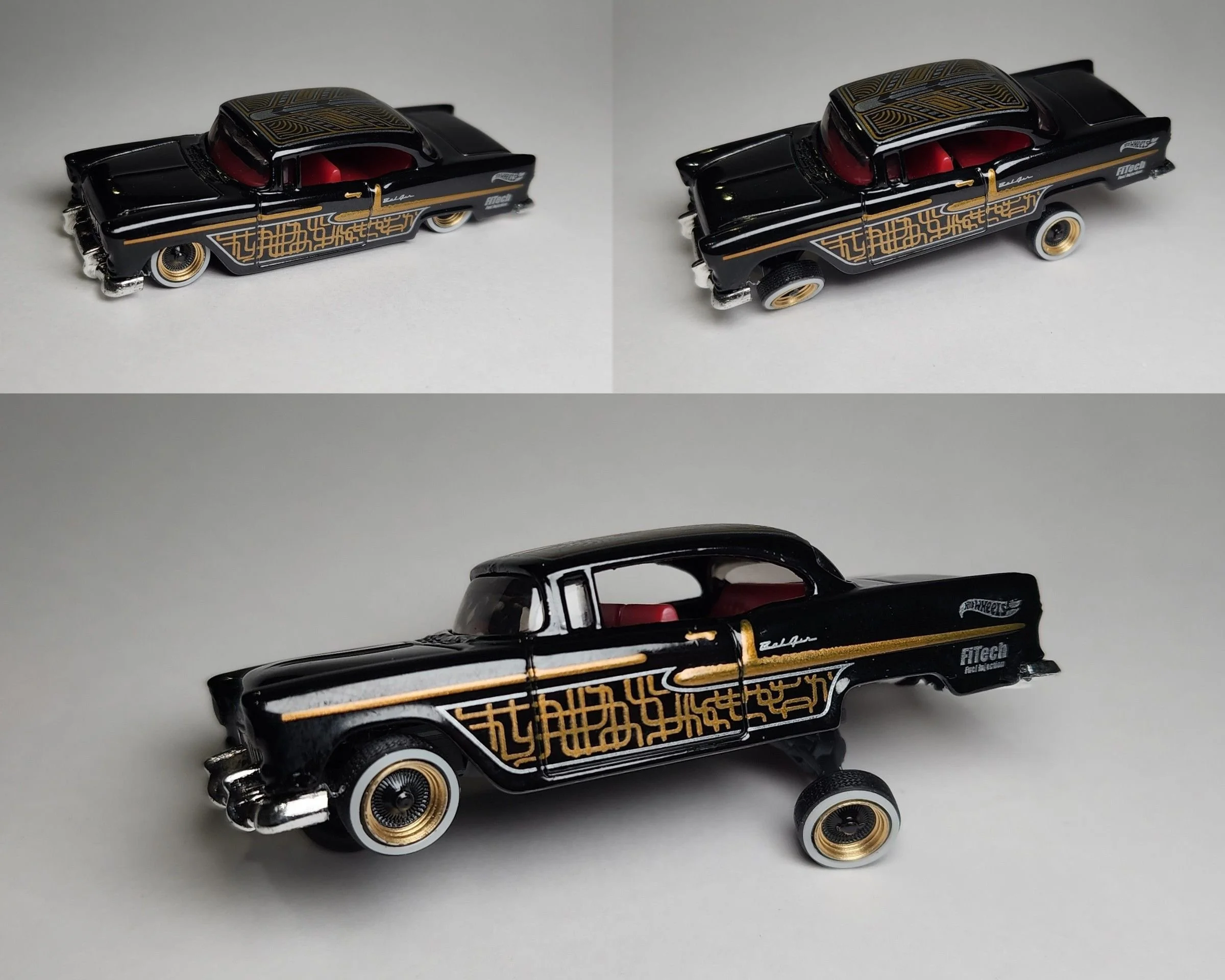 Adjustable Lowrider Base Hotwheels 55 Chevy