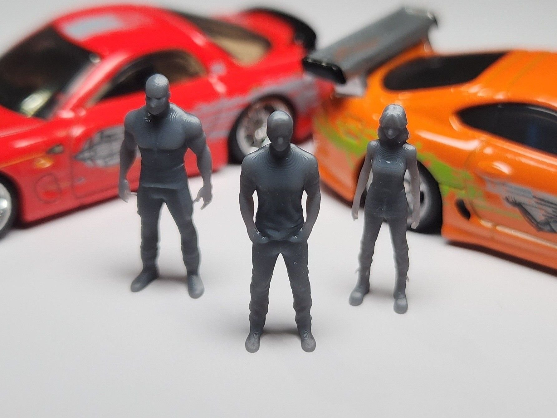 Figures: Fast & Furious - Brian O'Connor, Dominic Toretto, Letty x3