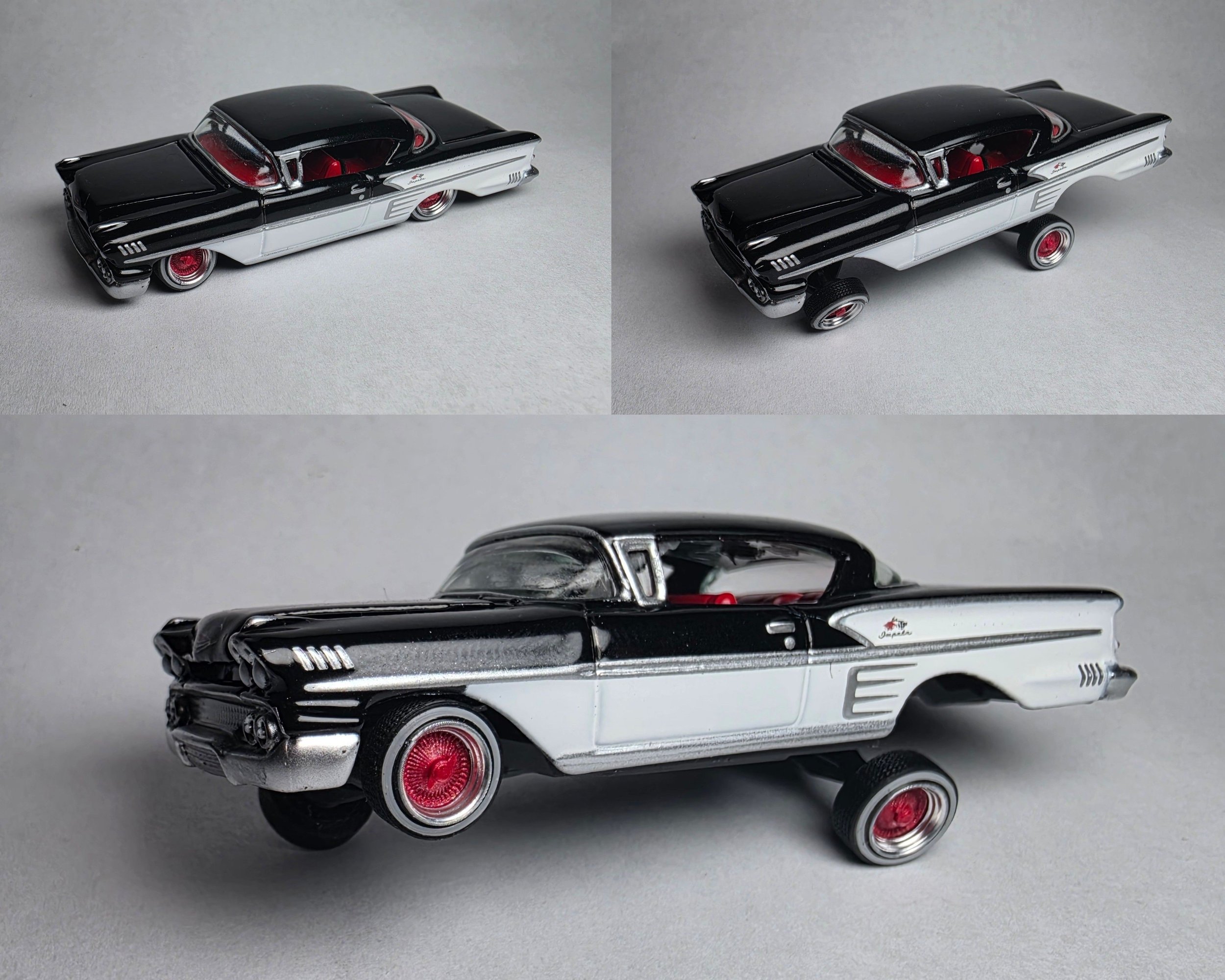 Adjustable Lowrider Base Johnny Lightning 58 Impala