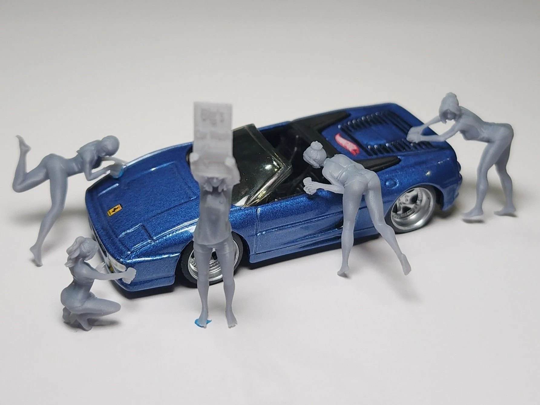 Figures: Car Wash Girls Sexy x5