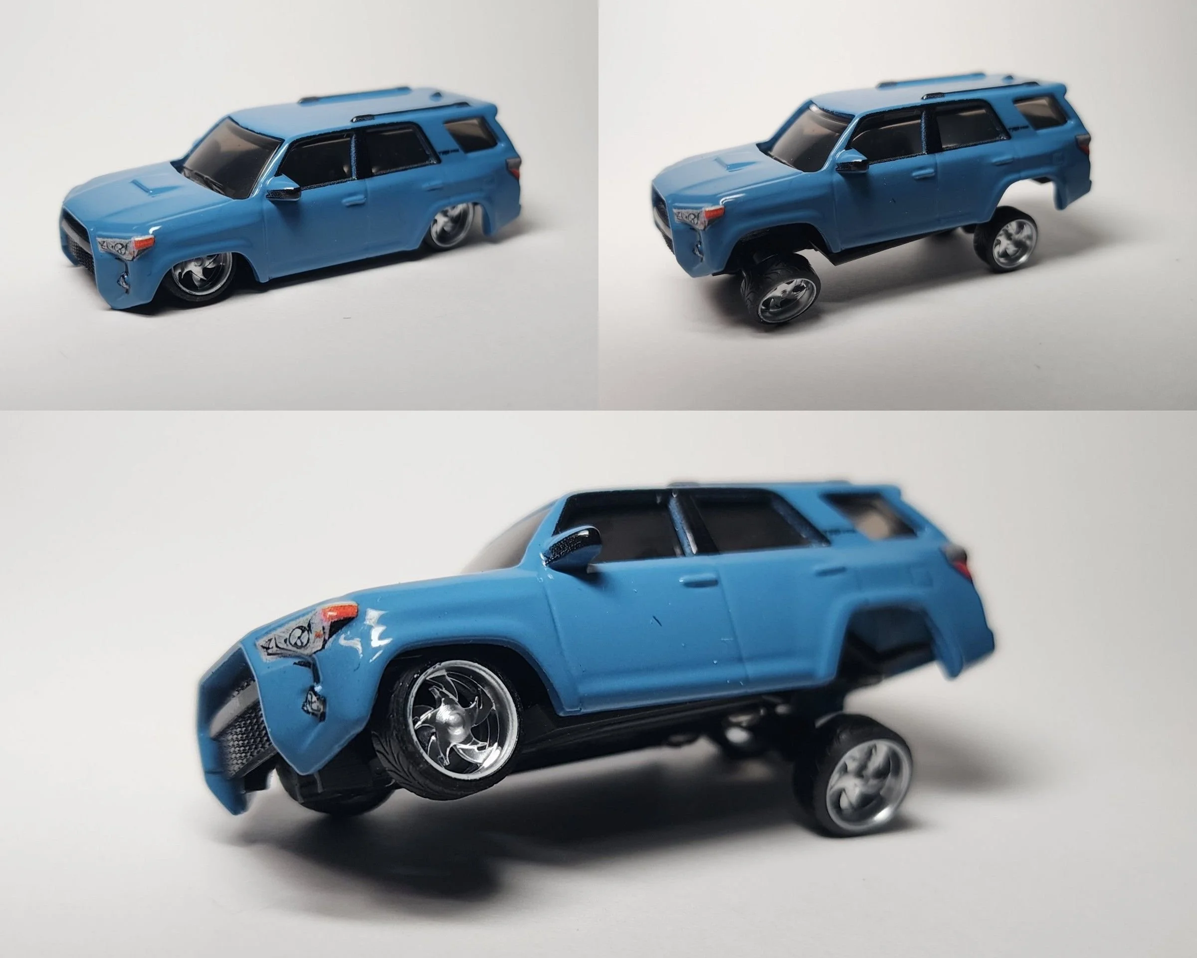 Adjustable Lowrider Base Hotwheels Toyota 4Runner