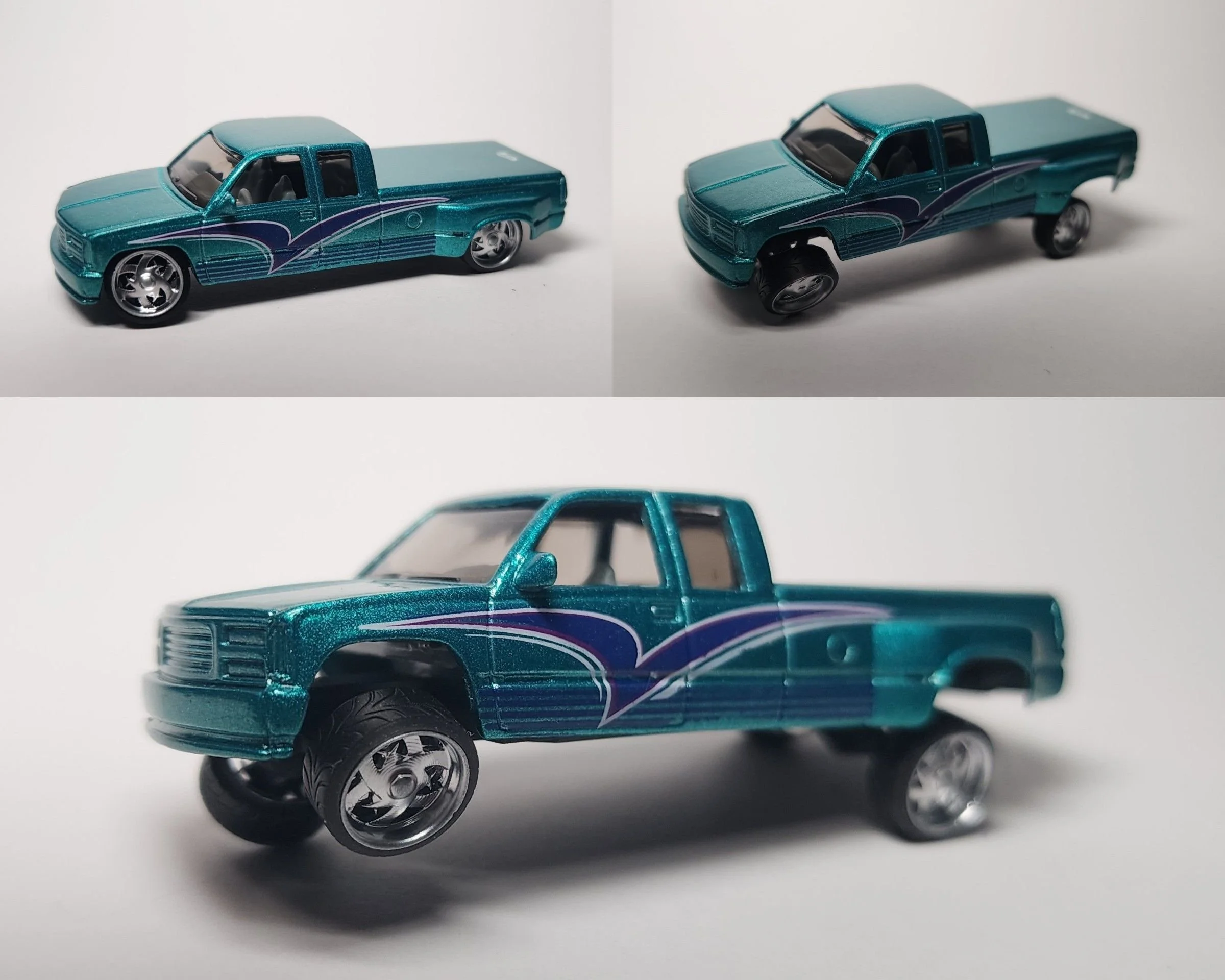 Adjustable Lowrider Base Hotwheels Chevy 1500