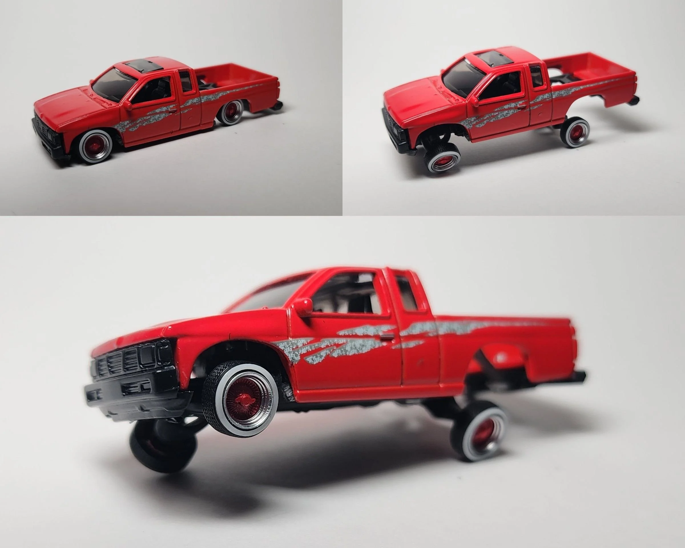 Adjustable Lowrider Base Matchbox Nissan Hardbody