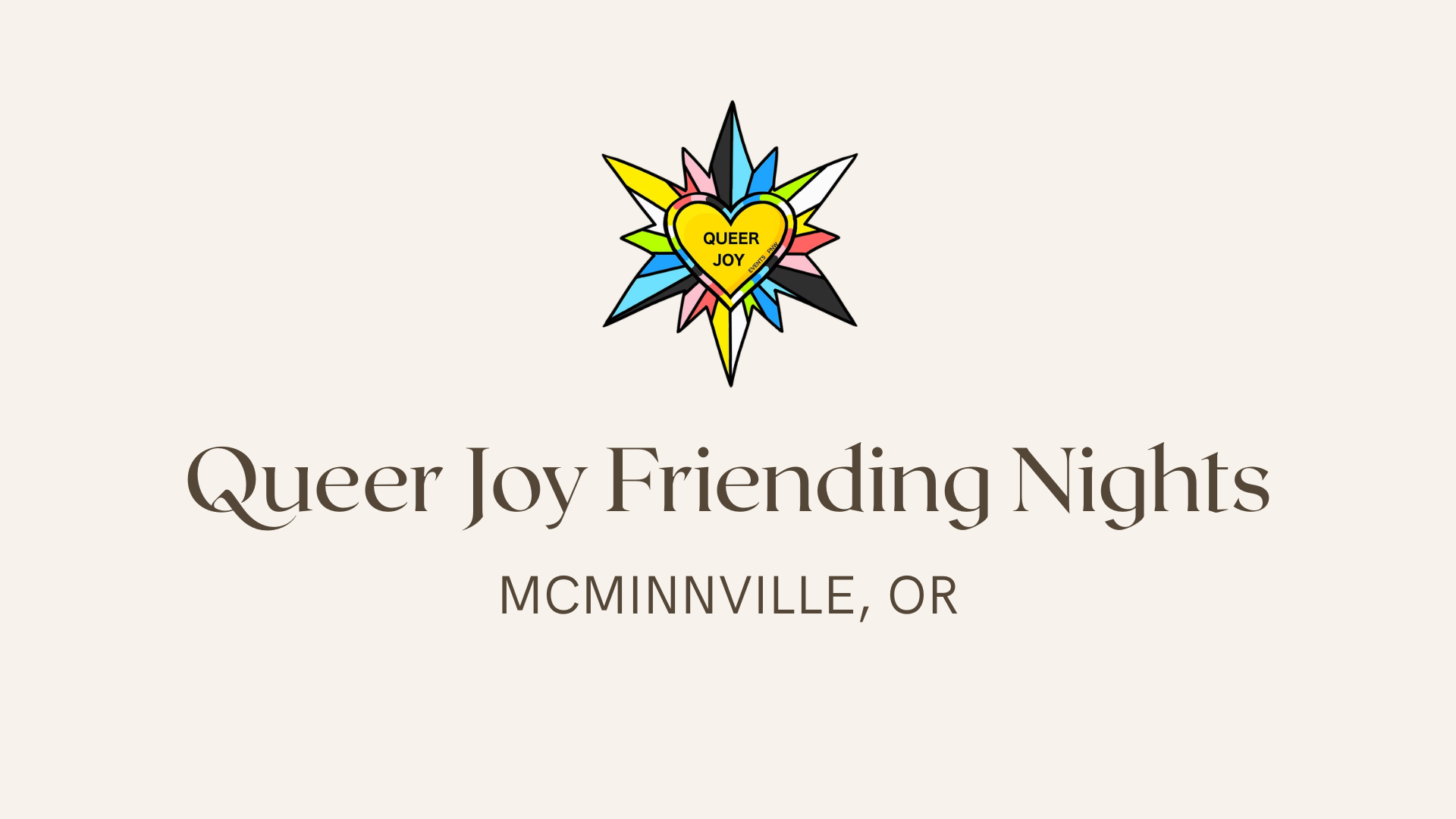 Queer Joy Friending Nights