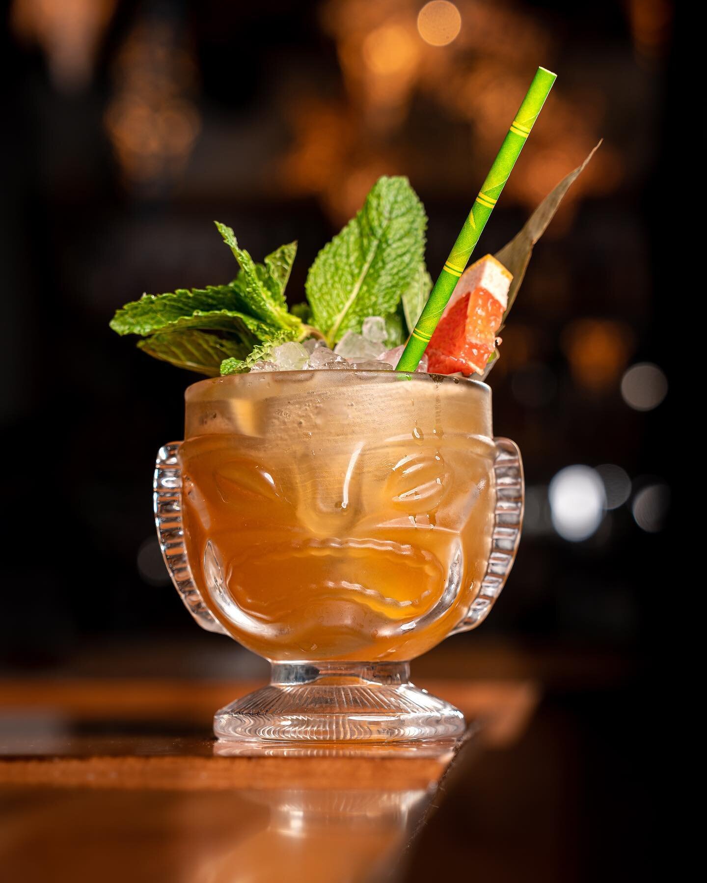 An infamous higher-proof Tiki drink that we absolutely love. Spirit forward with a LOT of rum, but this is way more than just a boozy drink. It showcases how well 3 different styles of rum blend together, creating a perfect balance alongside with big