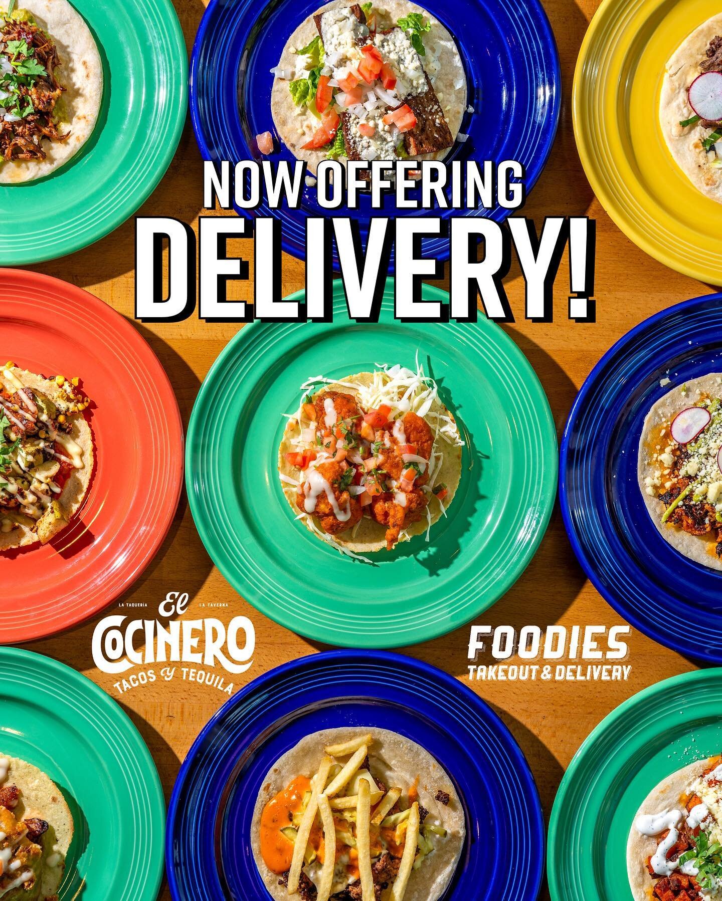 NOW OFFERING DELIVERY! Enjoy your El Cocinero favorites without leaving the comfort of your own home. We&rsquo;re excited to announce that we have partnered with @foodies.takeout to expand our to-go services.

Ordering is now easier than ever with no