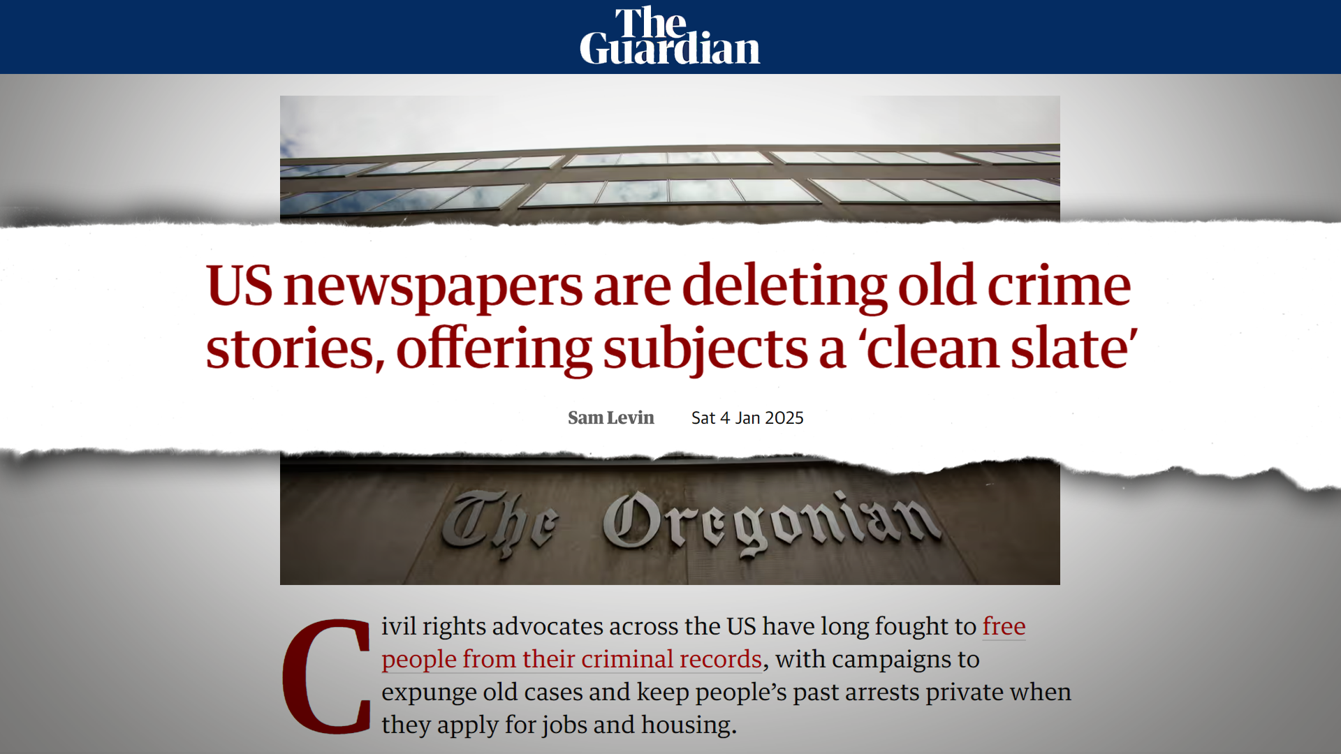 The Guardian News Tear - Smerconish