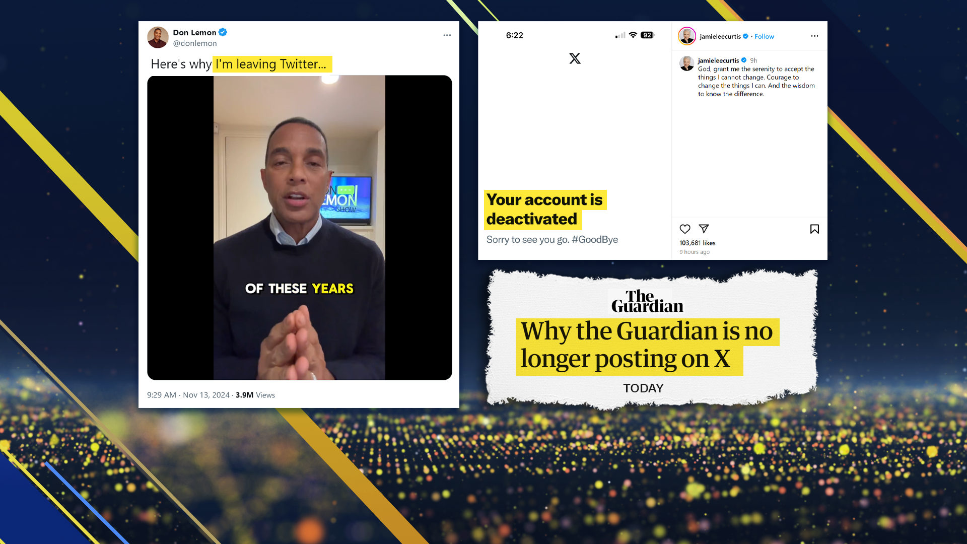 Leaving Twitter Collage - NewsNight with Abby Philips