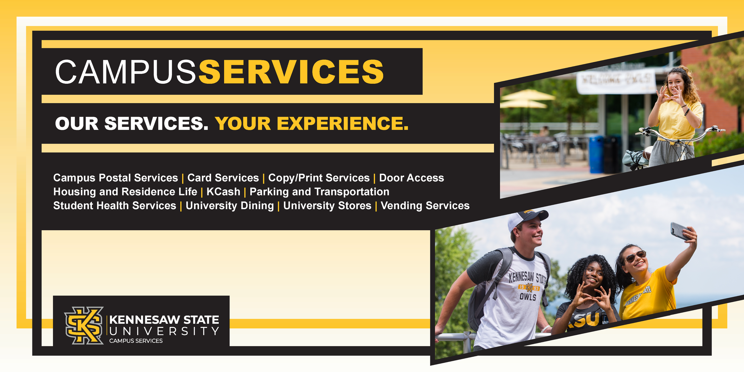 Campus Services Ad Space Advertisement - Bus Decal Variant