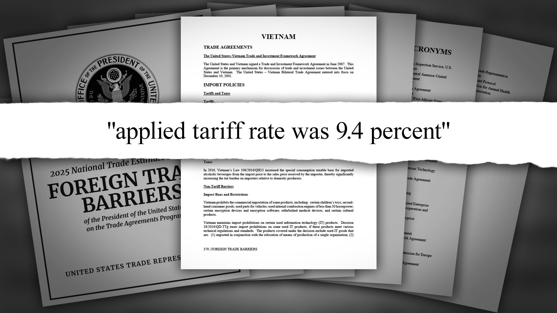 Vietnam Tariff Documents - The Lead with Jake Tapper