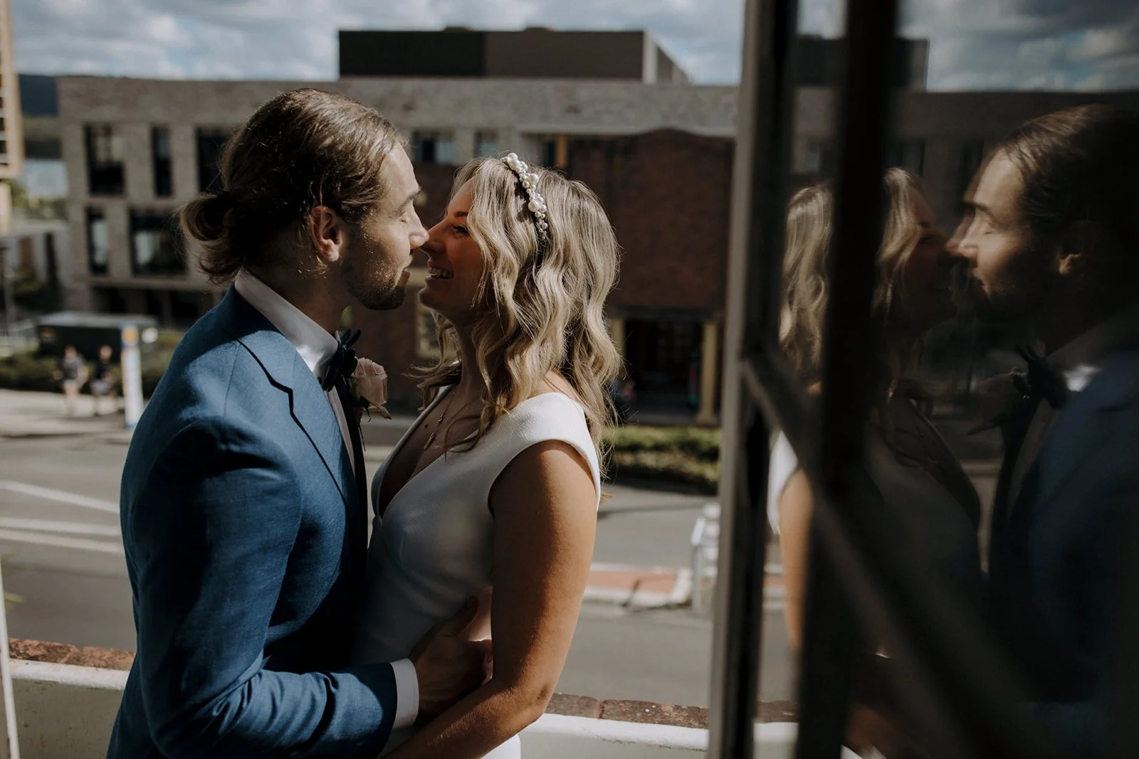 Image of couple celebrating their elopement in Gosford, Central Coast NSW