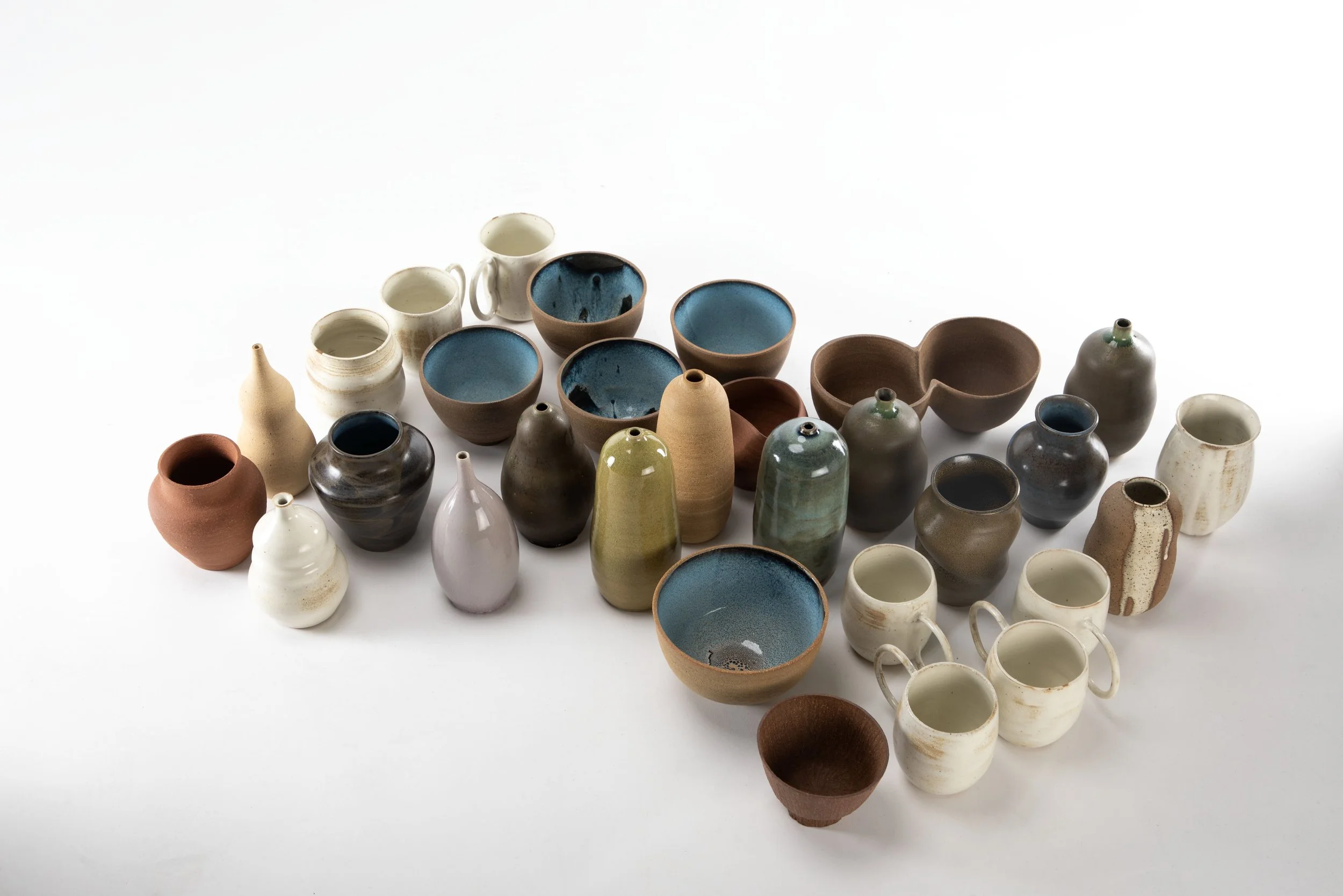 wheelthrown forms, 2023