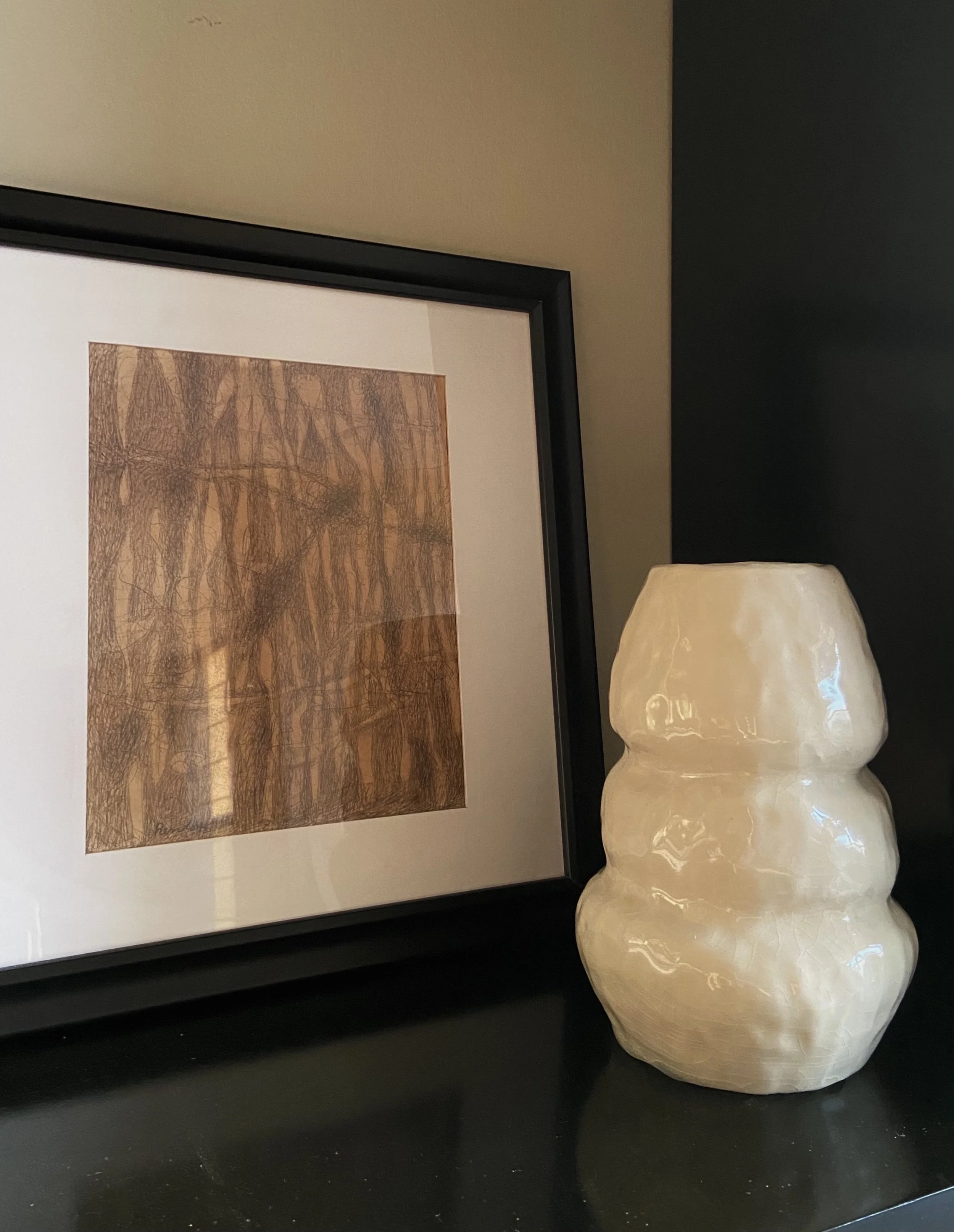 handbuilt vase, 2021