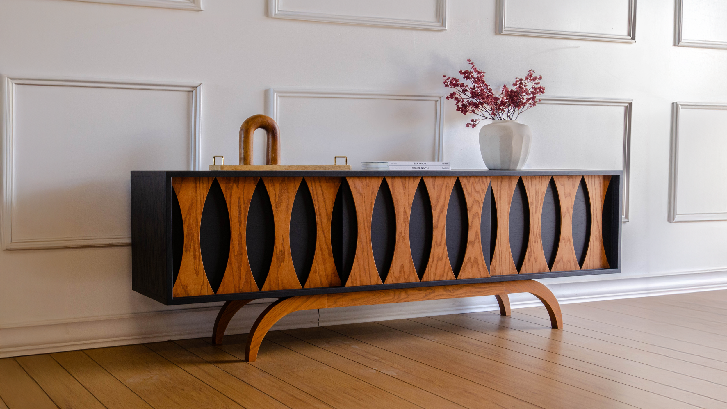 Mid-Century Modern TV stand, Record Player Stand