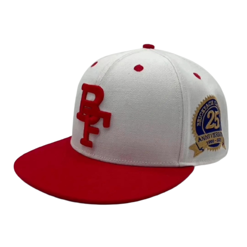 White & Red BF Fitted
