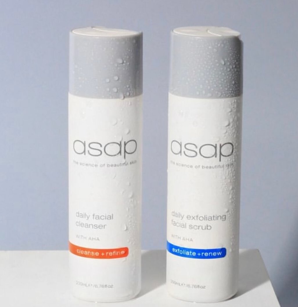 Non negotiable when it comes to skin care: a good cleanser and exfoliate 😍 we stock all #asap skin care in salon 🧖🏻&zwj;♀️
&bull;
&bull;
&bull;

#adelaidebeauty #adelaidebeautysalon #Adelaide facials #facial #facialtreatment #microdermabrasion #as