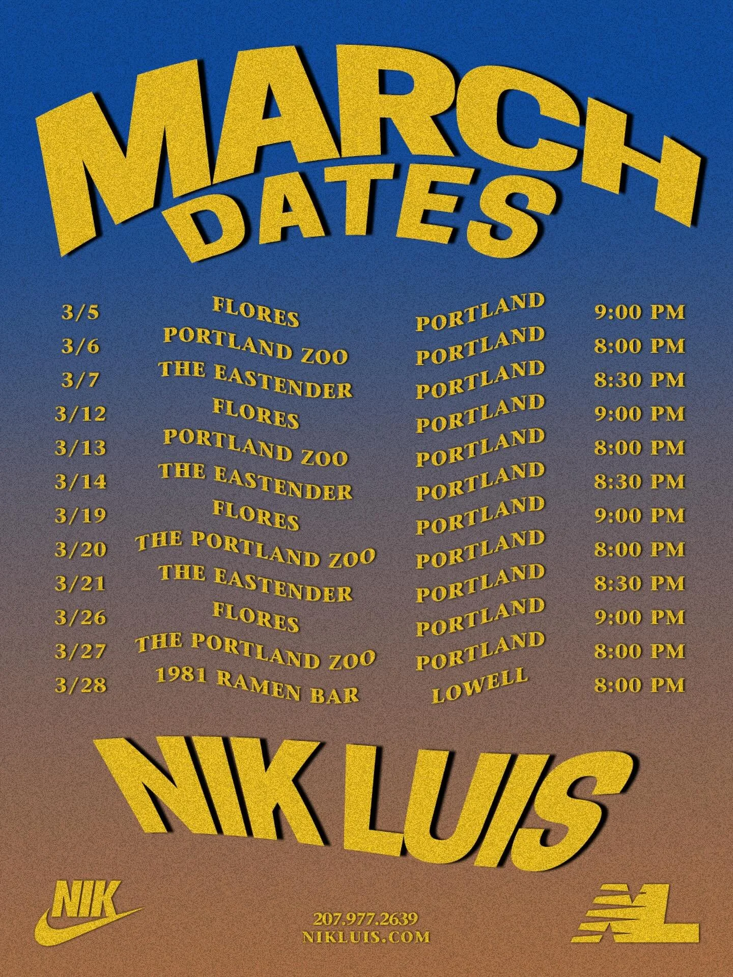 Here&rsquo;s where you can find me this month!