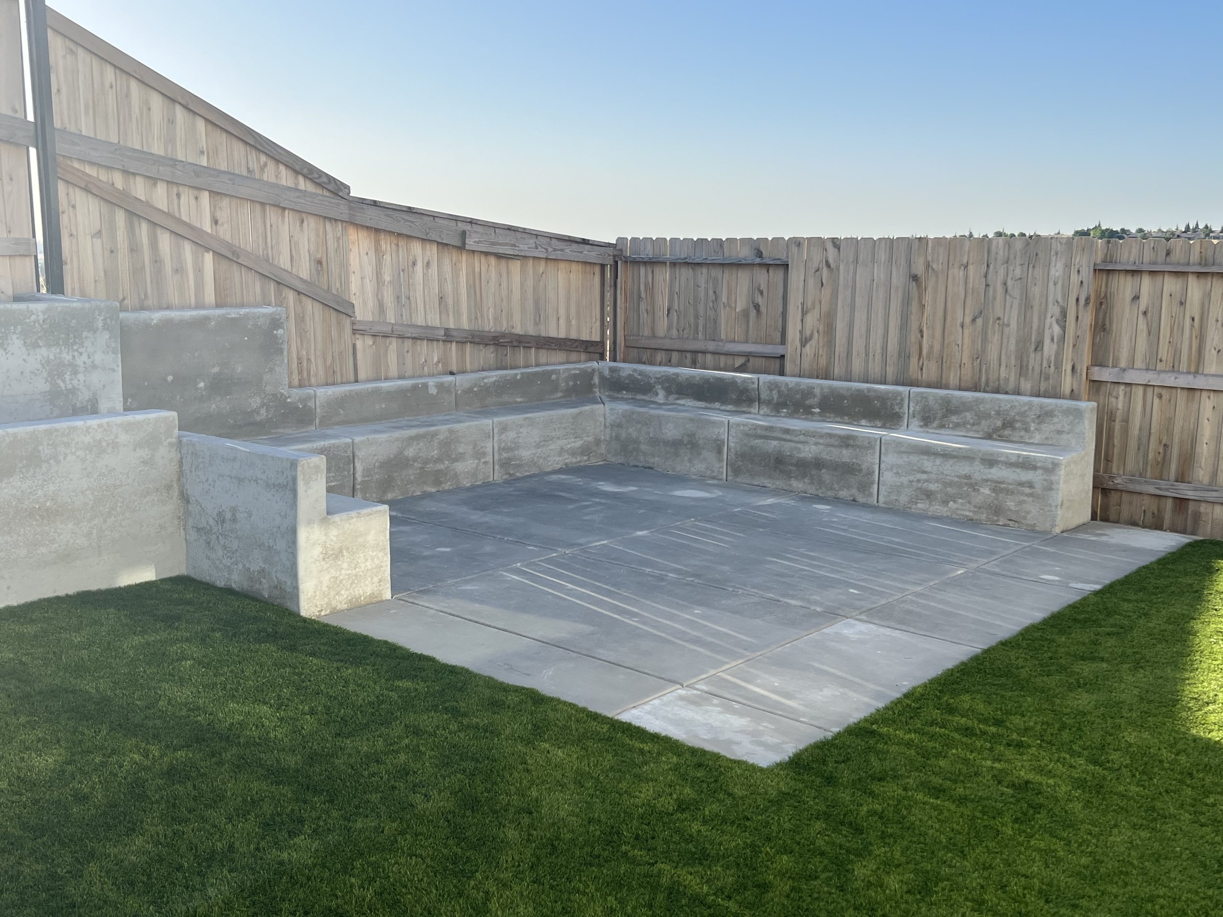 cement patio