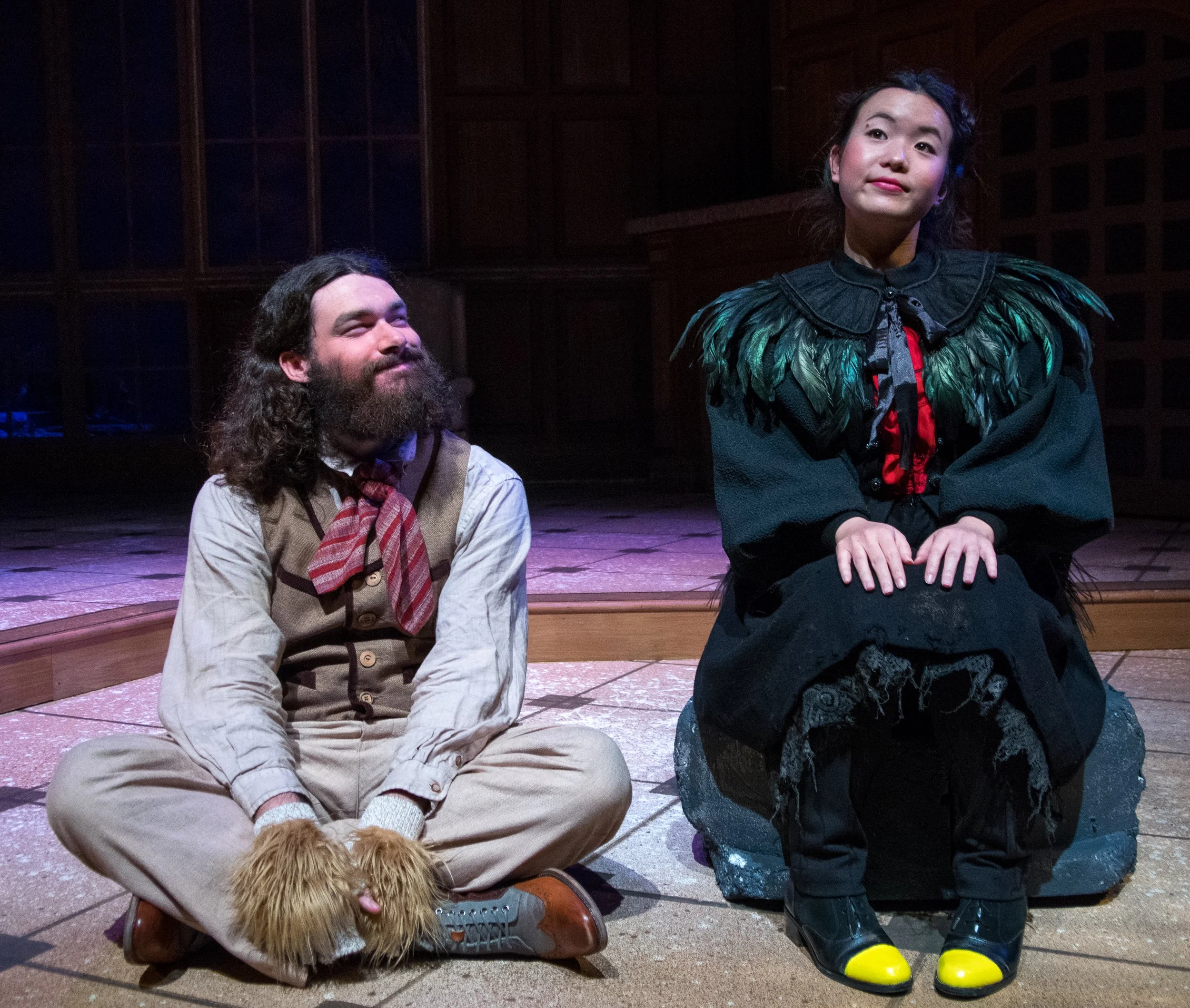THE MOORS by Jen Silverman, directed by Michole Biancosino, Middlebury College. Photo by Stephen Mease.