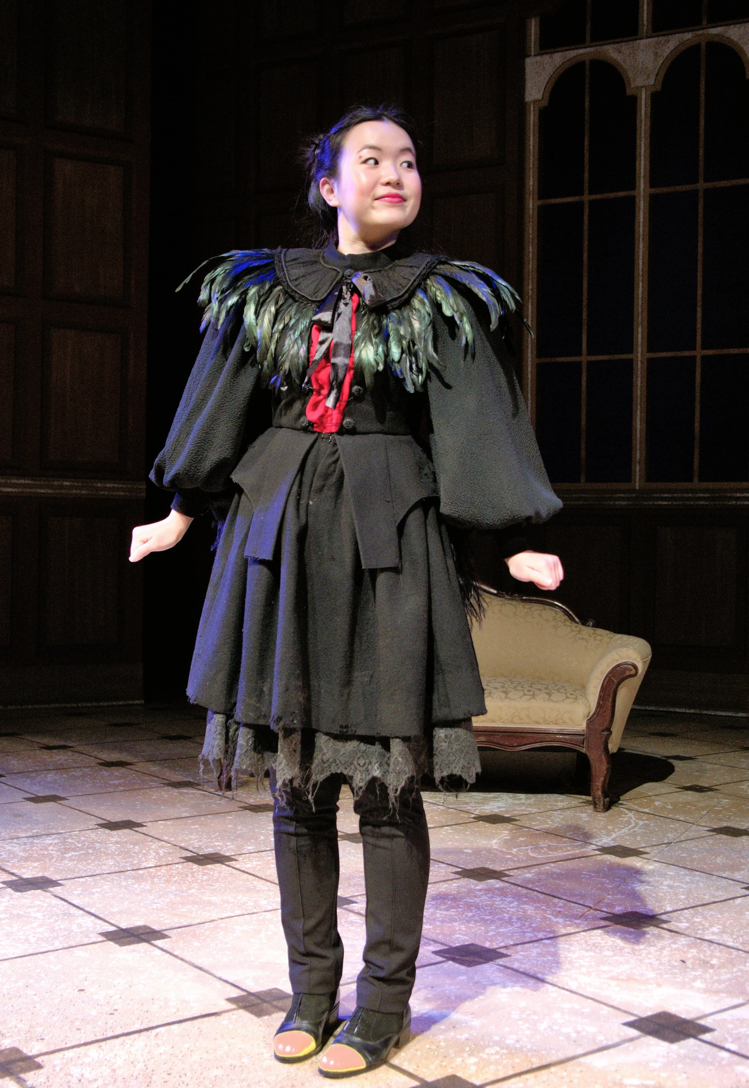 THE MOORS by Jen Silverman, directed by Michole Biancosino, Middlebury College. Photo by Stephen Mease.