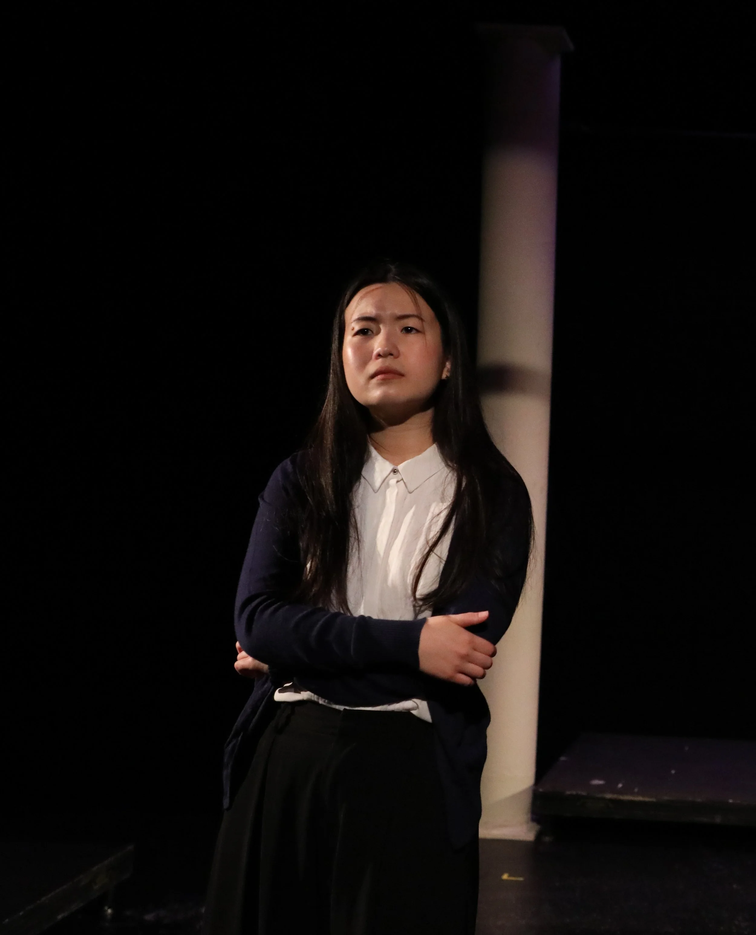 BRIGHT HALF LIFE by Tanya Barfield, directed by Aidan Amster, Middlebury College. Photo by Kayla Schwartz.
