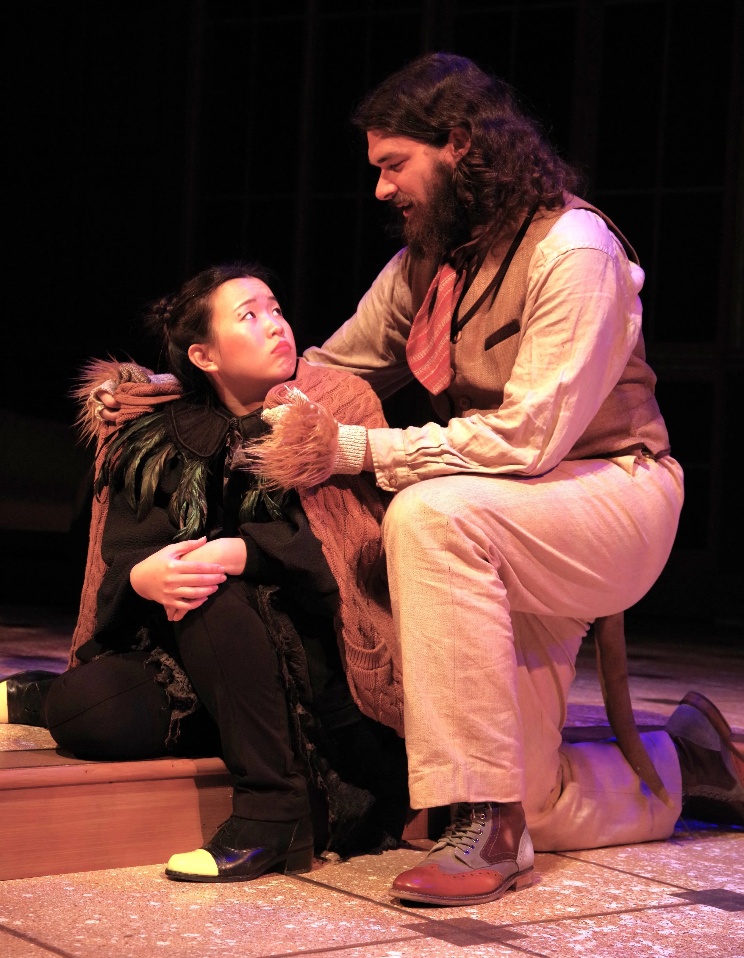 THE MOORS by Jen Silverman, directed by Michole Biancosino, Middlebury College. Photo by Stephen Mease.