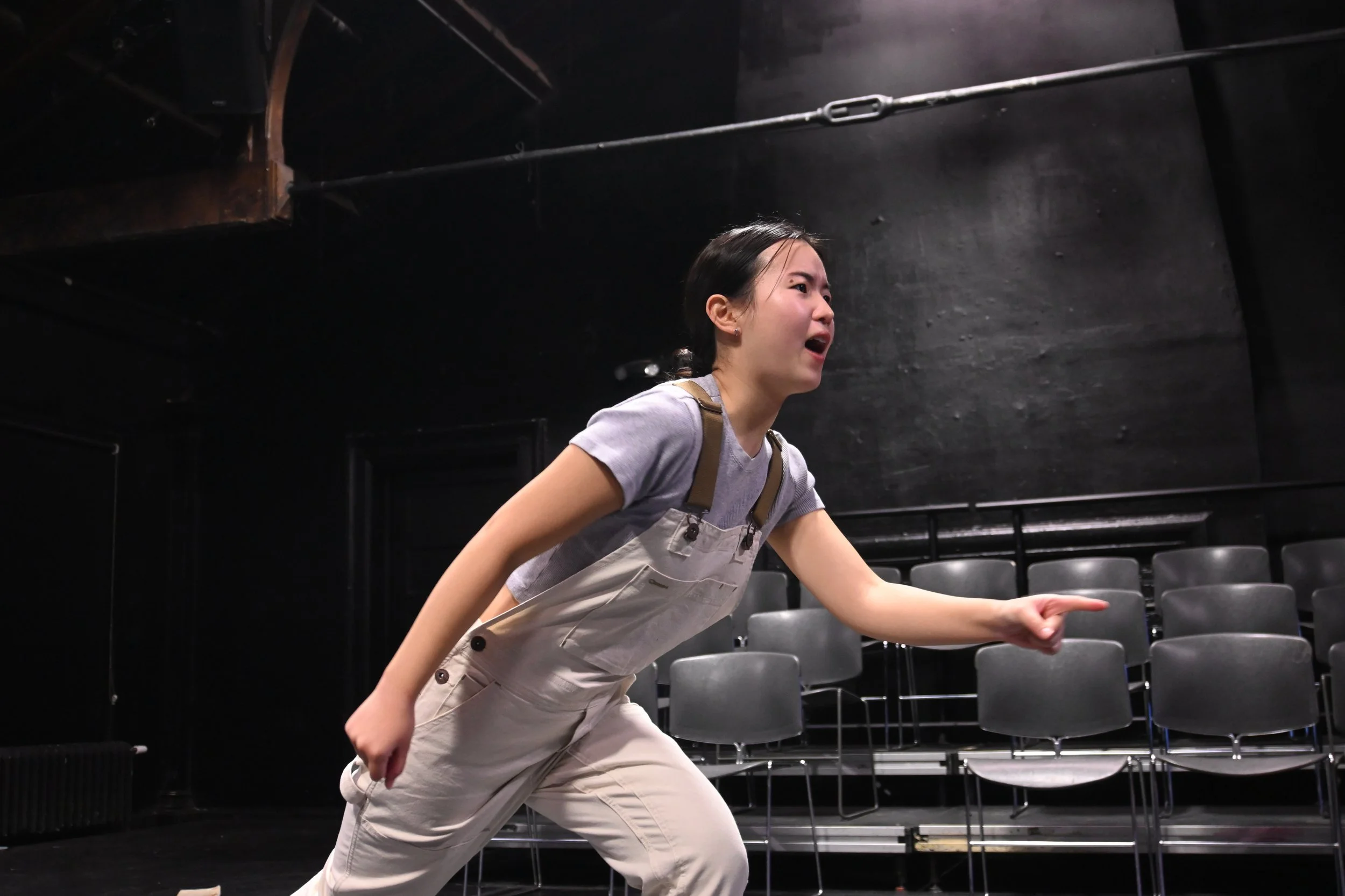 EVERY BRILLIANT THING by Duncan Macmillan with Jonny Donahoe, directed by Kayla Schwartz, Middlebury College. Photo by Ryan Greguski. 