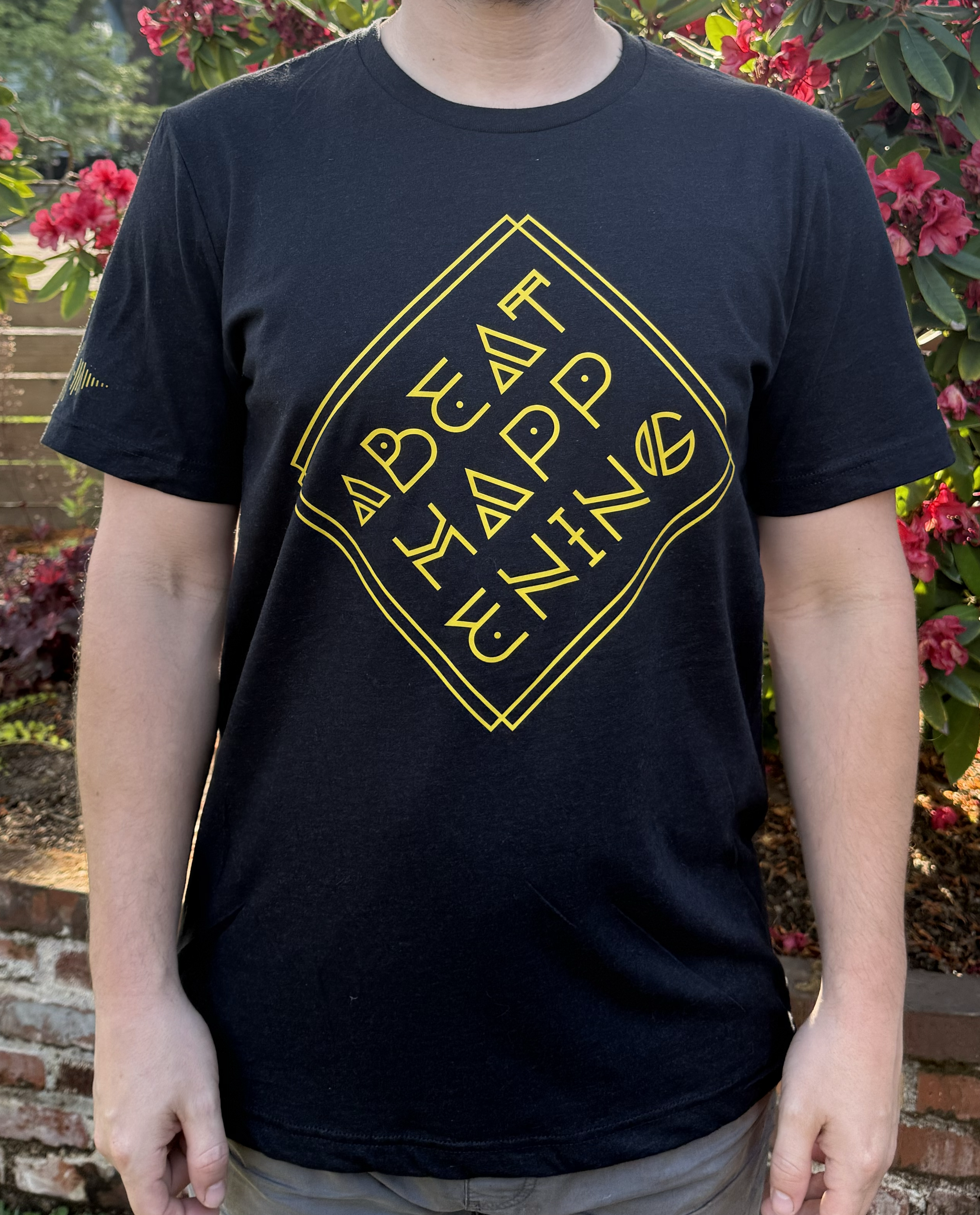 A Beat happening 9-Year Anniversary T-Shirt (Black)