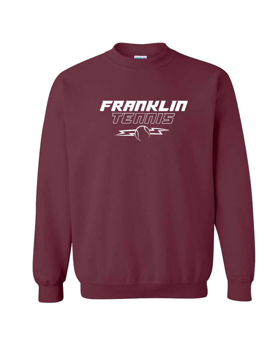 Tennis Ball Crewneck Sweatshirt - Maroon