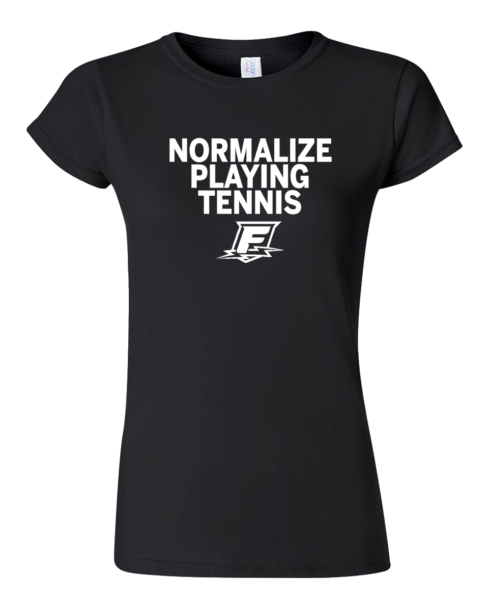 Women's Normalize -Black T-Shirt