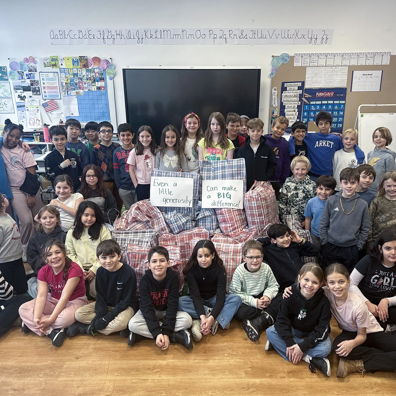 AISV Grade 3 Students Step up and Help Out!