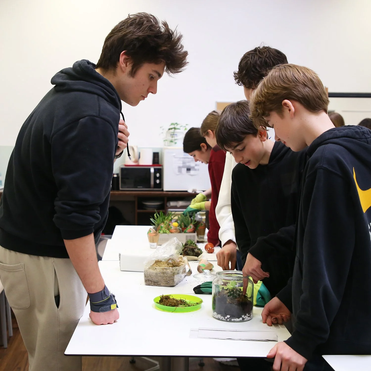 Environmental Club’s First Terrarium Workshop