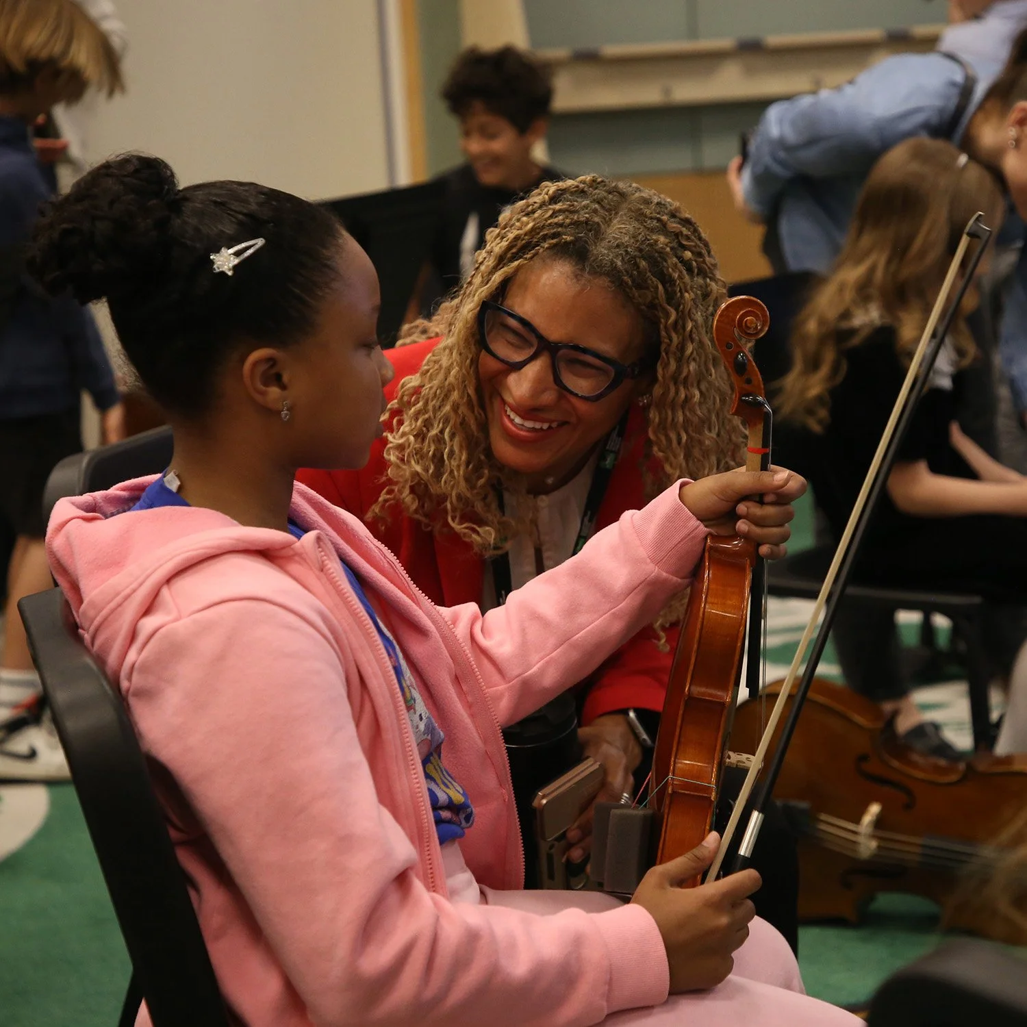 A Peek Inside Grade 3 Strings Class