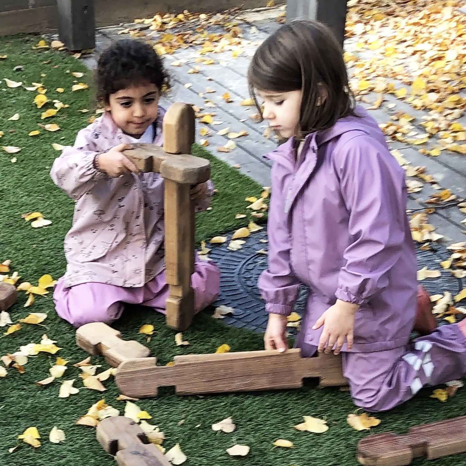 PK Students Problem-solve in Our Discovery Garden
