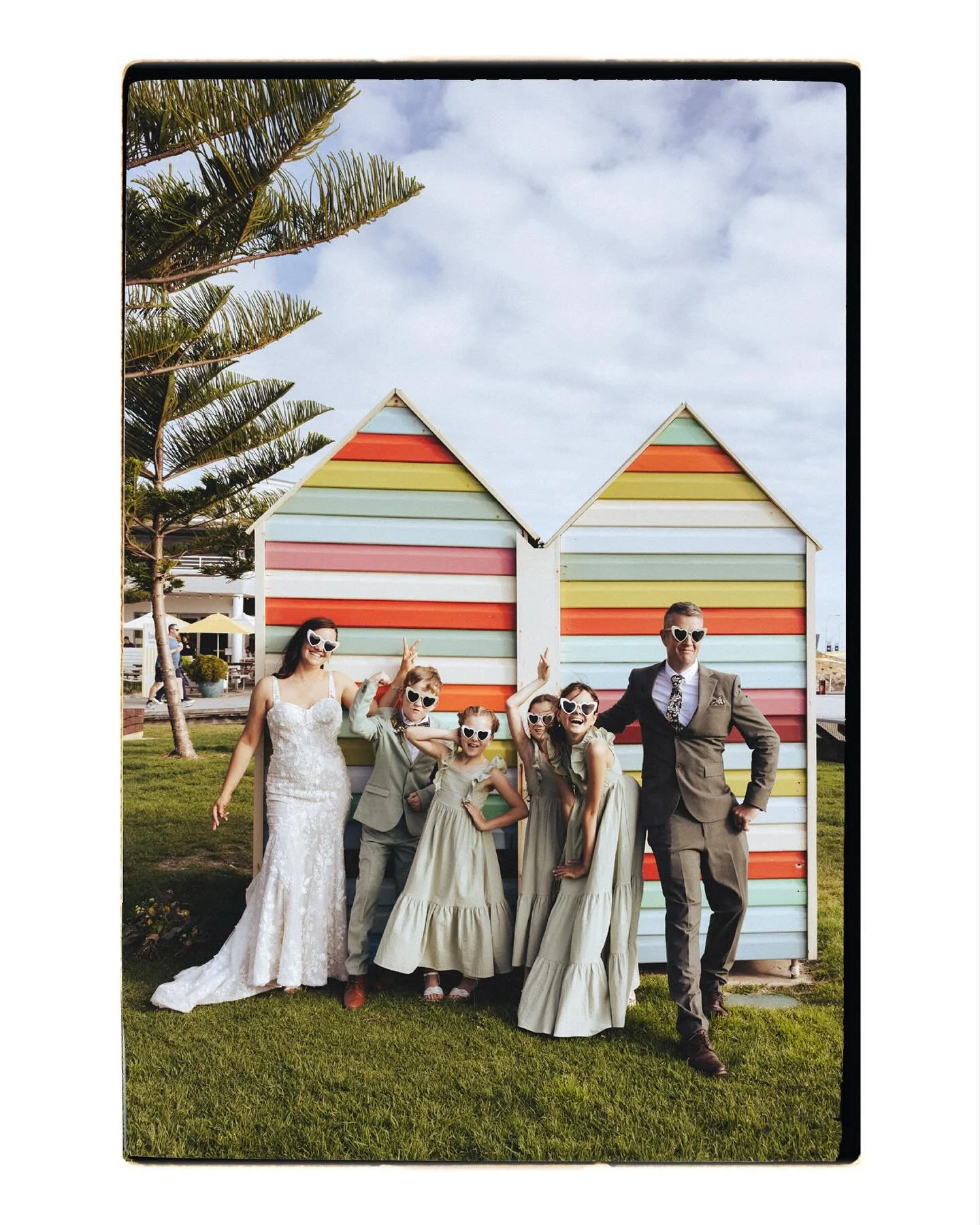 Happy one big new family vibe coming at ya!
Dang, those tears got me good with all their kids walking down the aisle. All the faces were glistening. What a sunshiny gorgeous couple of hours with Marie &amp; Eddie 💚🌼
Celebrant @celebrationswithholly