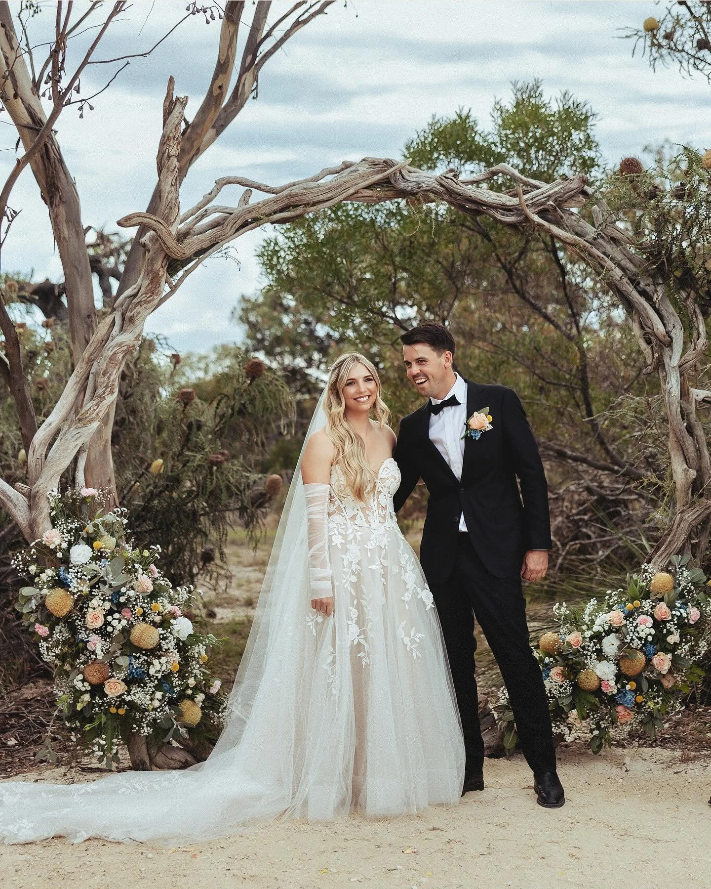 Richelle &amp; Reuben 💚 Watching them at their reception, cuddled up, looking out at the whole thing and then back at each other... I bloody cried didn't I. (I watch tv pulling the faces of all the characters that my husband honestly watches me inst