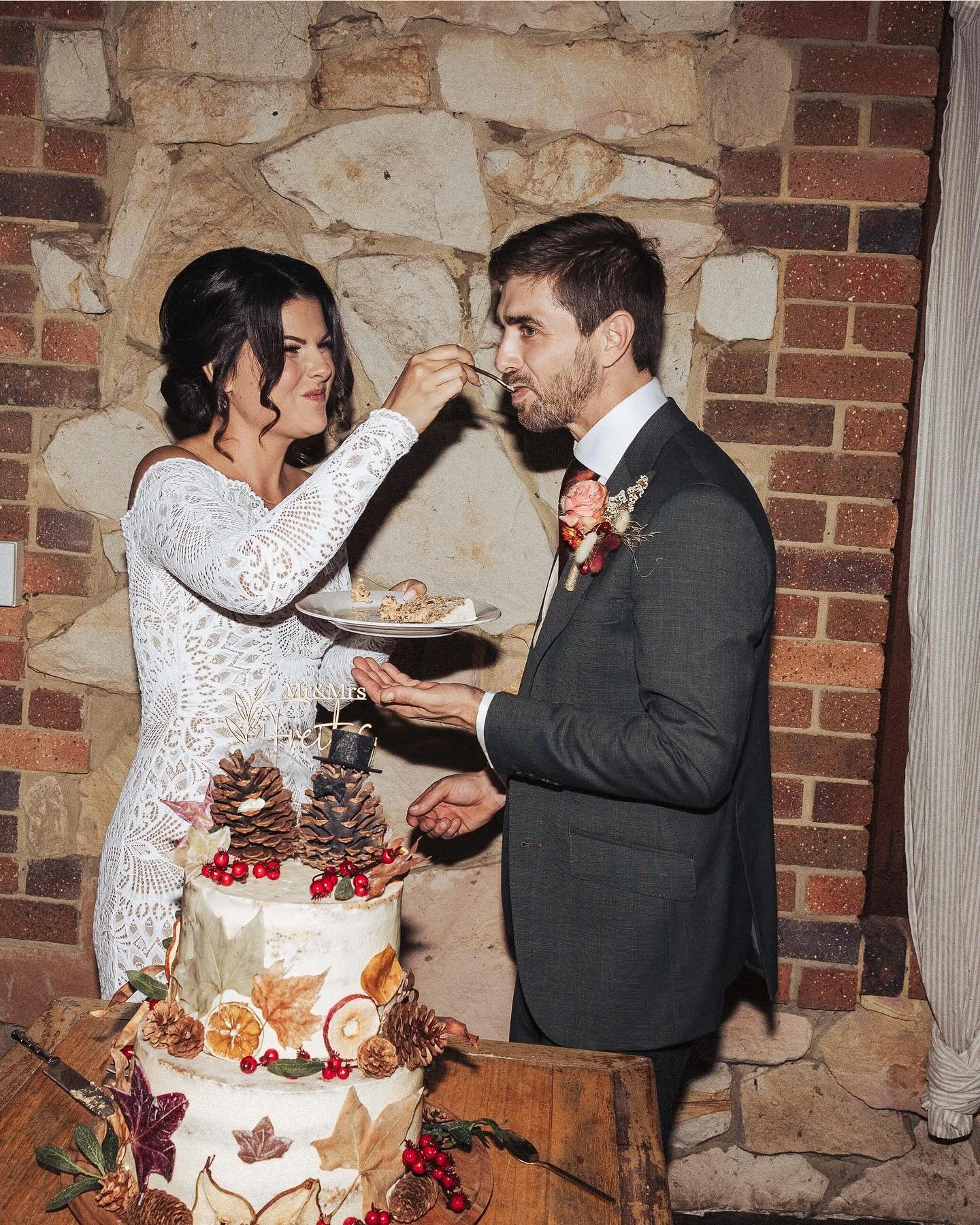 Millie &amp; Shaun. Autumn laid it on. 🍁🧡🍃
Their inspiration for colour and texture - and Bridgetown delivered the perfect mood. It was a very intimate wedding in a stone lined cottage where Serbian met Western Australian with a splash of Portugue