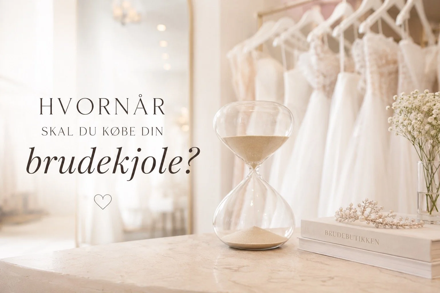 Hvornår skal du købe din brudekjole? ⏳