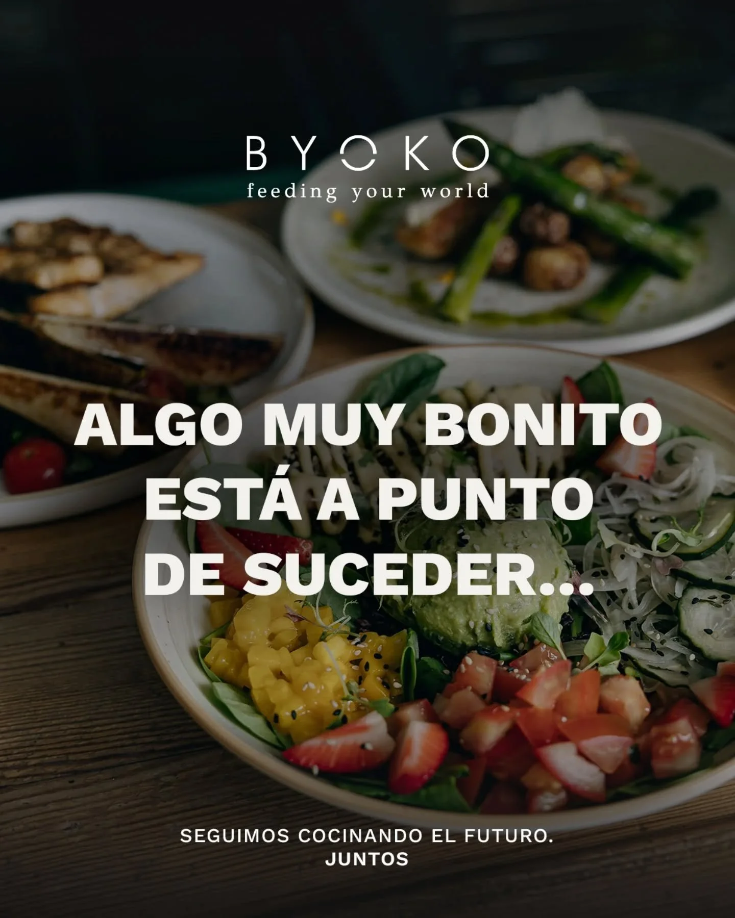 Algo hermoso est&aacute; por llegar 🌿
Byoko sigue creciendo, y no hay palabras suficientes para agradeceros todo lo que hac&eacute;is posible d&iacute;a a d&iacute;a.

Cada nueva apertura nace de vuestra confianza, de quienes llenan nuestras mesas, 