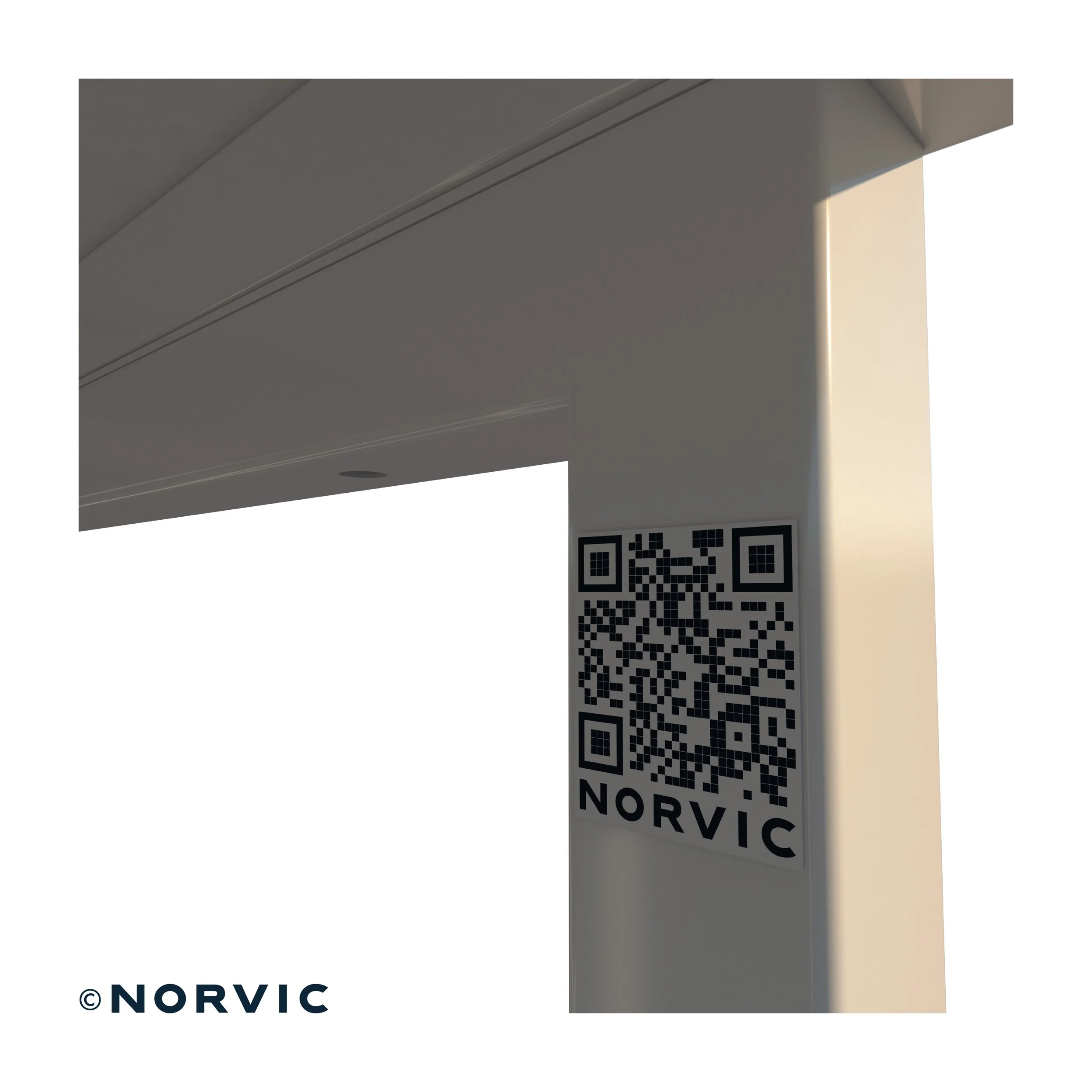 Norvic Appliance Stand Label