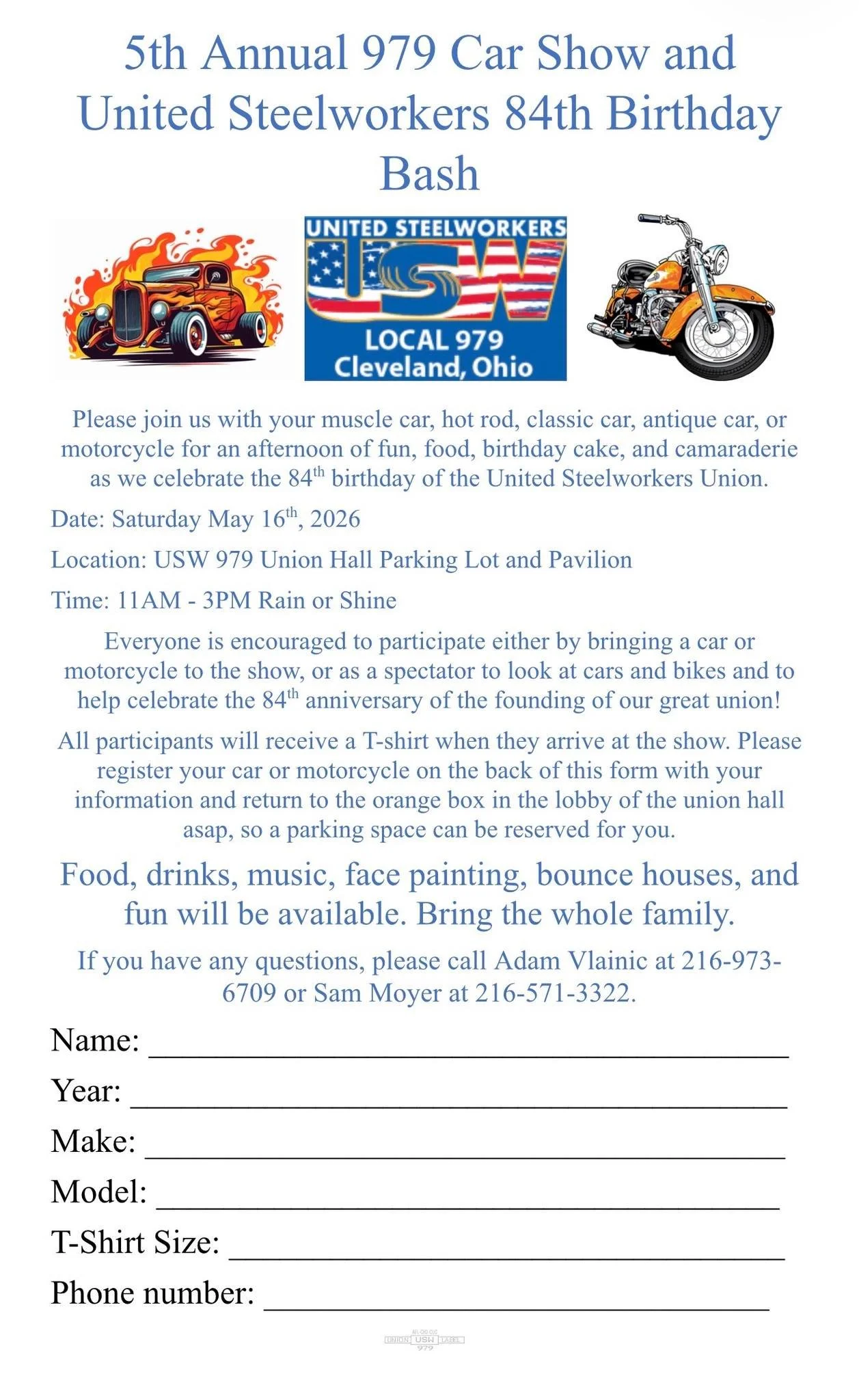 2026 Car Show and 84th Birthday Bash