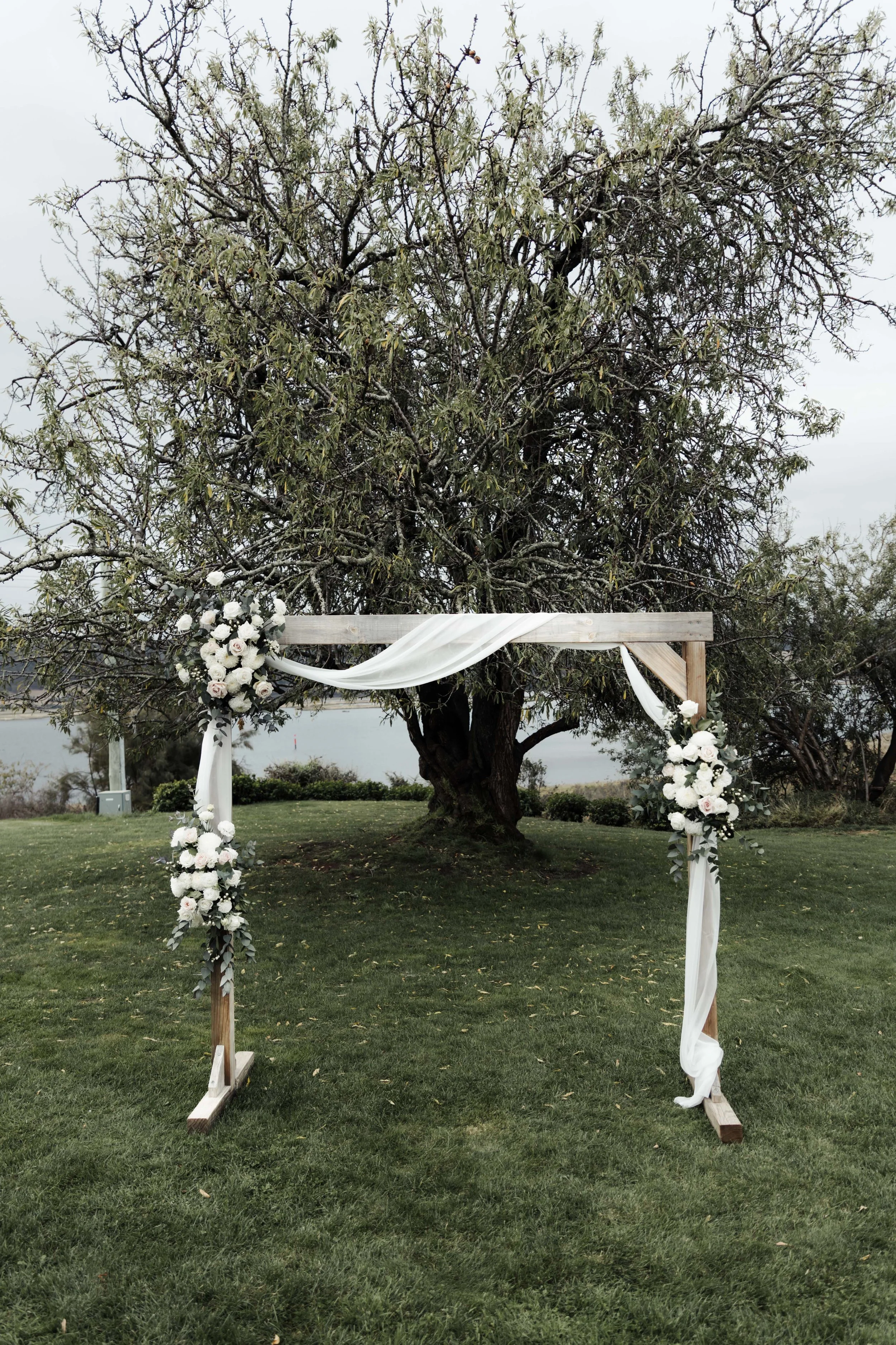 Wedding photography in Hobart, Tasmania.  Happy bride and groom photos taken by Finding Happy Photography at the Derwent Estate winery.