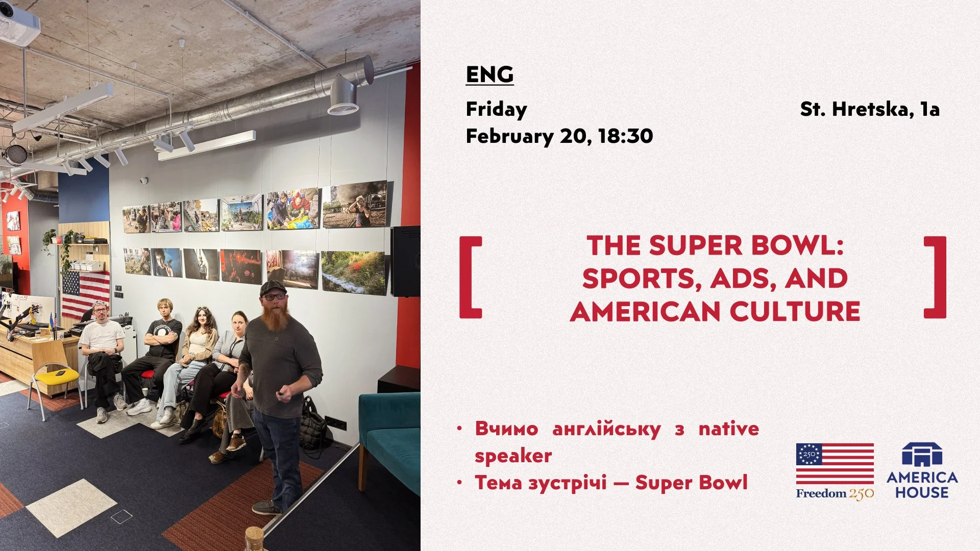 Conversation club with Tristan | The Super Bowl: Sports, Ads, and American Culture