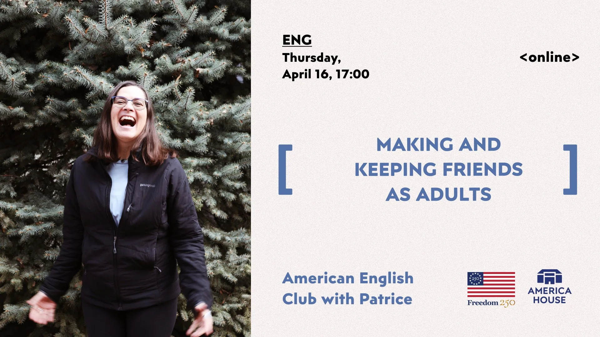 Speaking Club with Patrice | Making and Keeping Friends as Adults