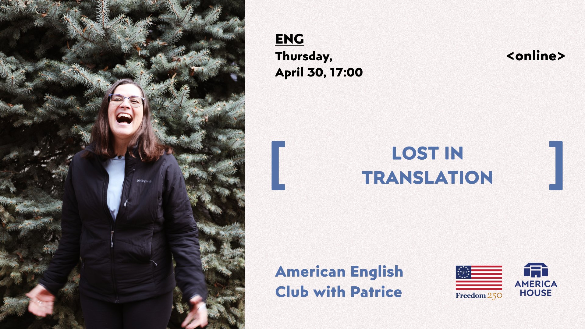 Speaking Club with Patrice | Lost in Translation