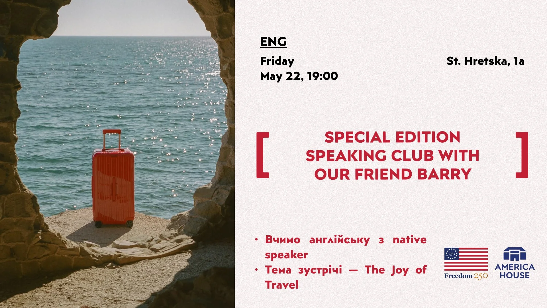 Special Edition Speaking Club with Barry