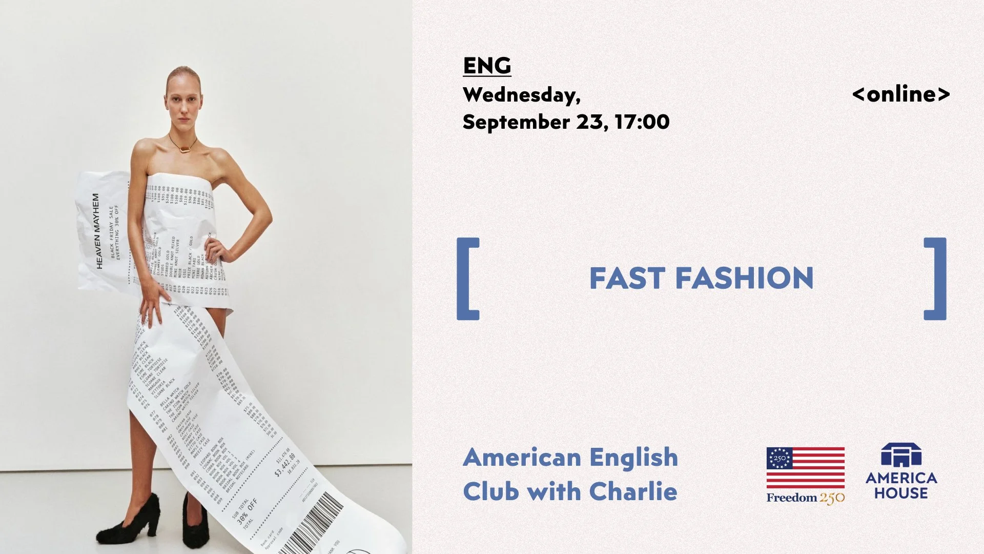 American English Club | Fast Fashion