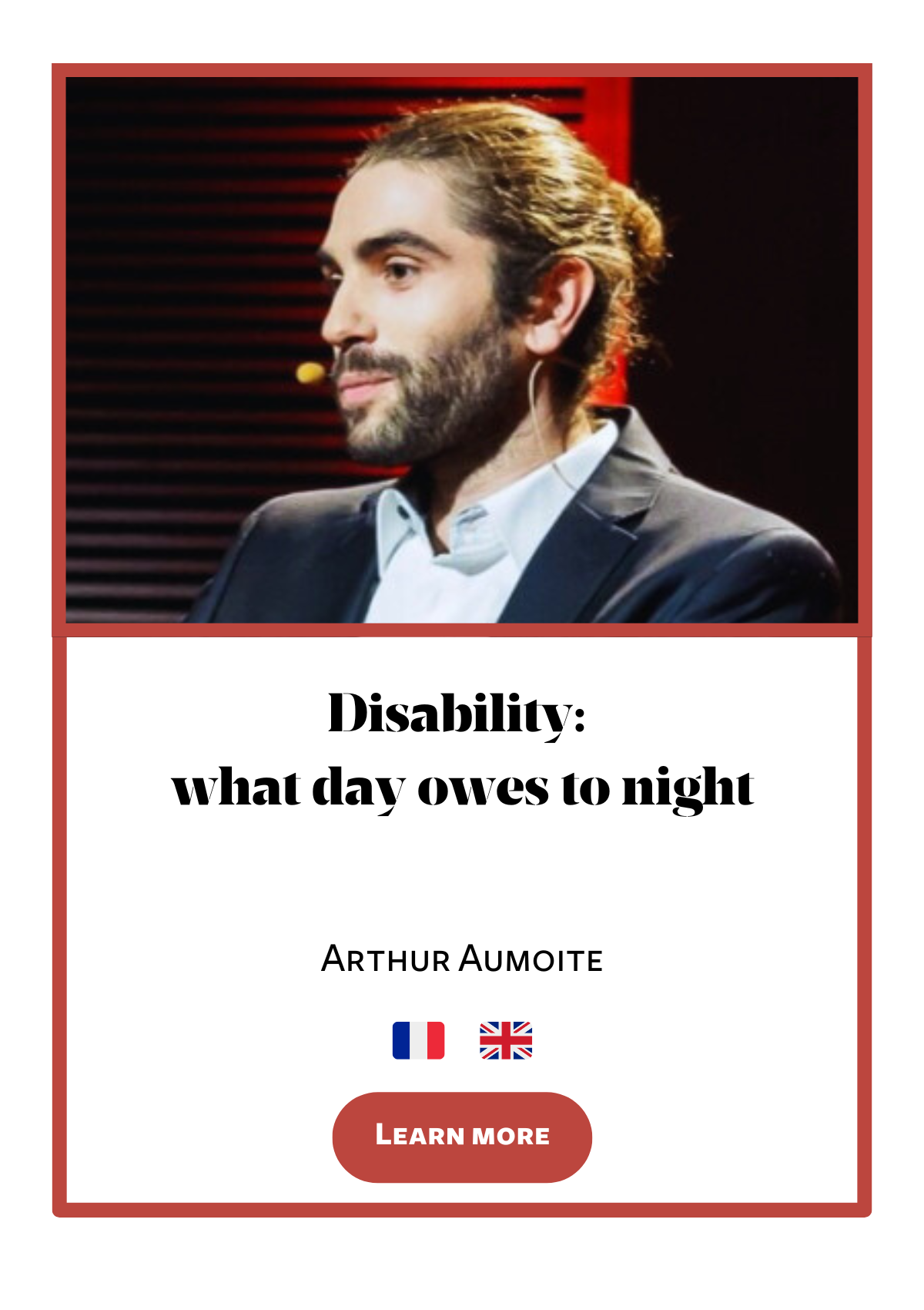 Disability: what day owes to night